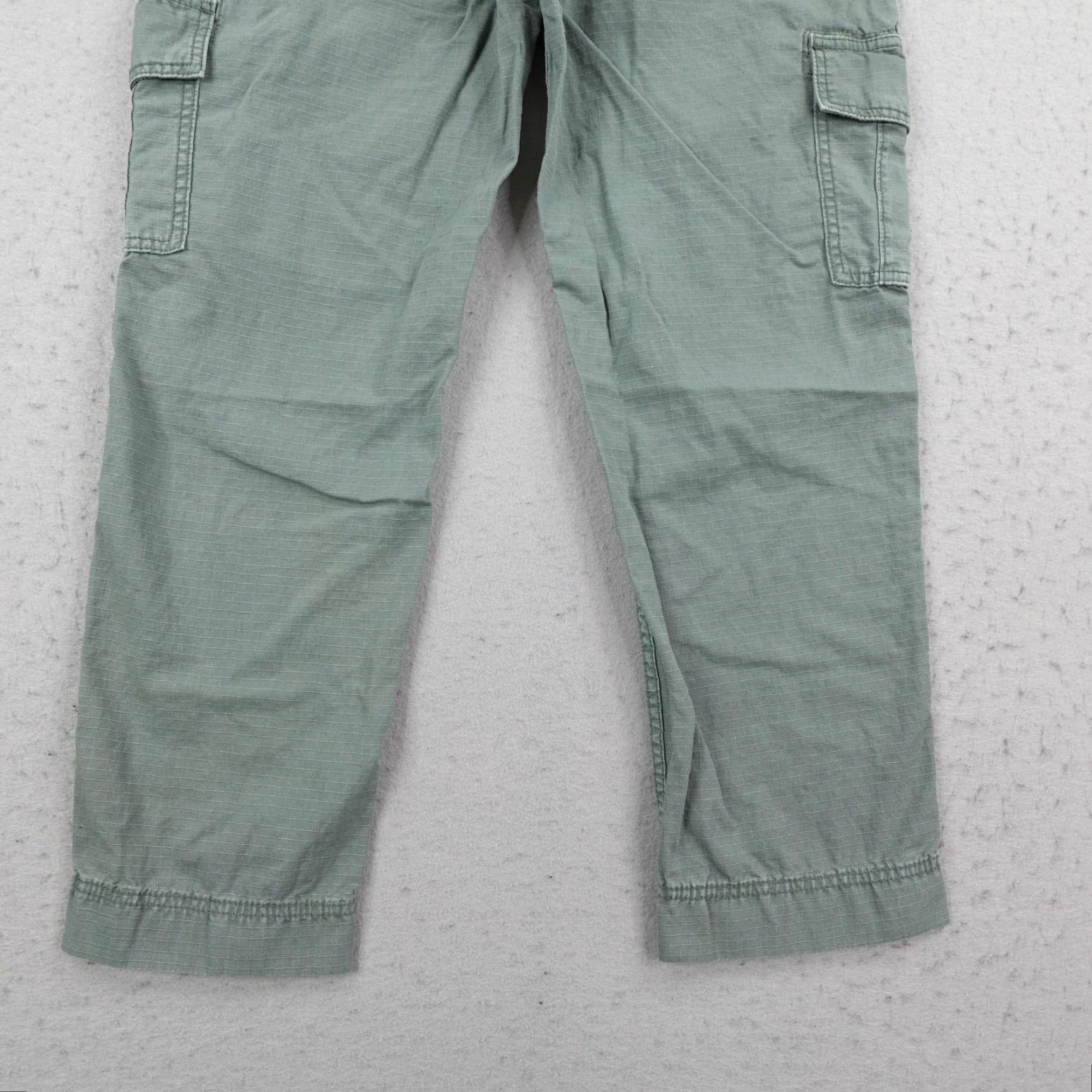 Anthropologie Anthropologie Pants Womens 30 Green Cargo Utility Ripstop Straight Cropped Boho Size 30" / US 8 / IT 44 - 6 Thumbnail
