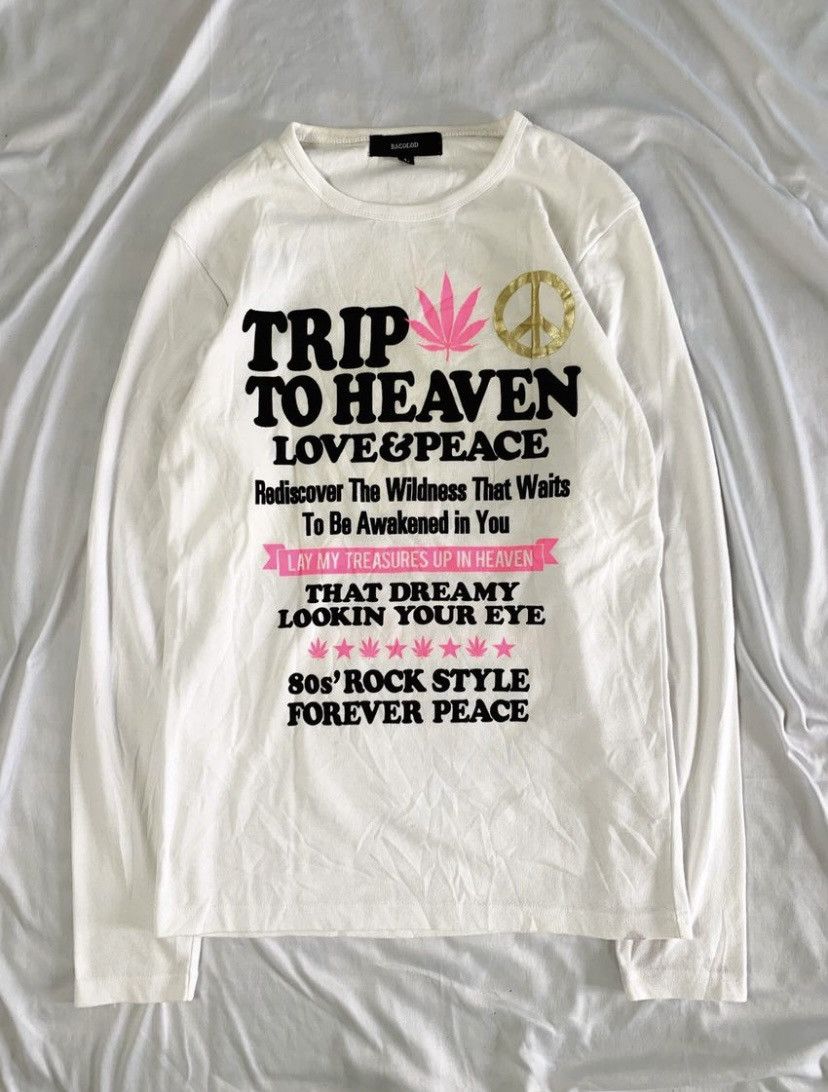 Japanese Brand undefinded longslevee love&peace bacolod Size US L / EU 52-54 / 3 - 2 Thumbnail