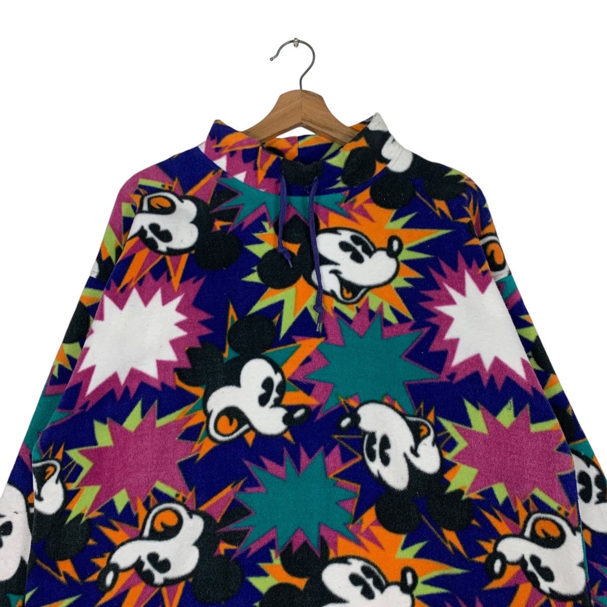 Disney Disney Mickey Mouse All Over Print Pullover Fleece #1242-C56 Size US M / EU 48-50 / 2 - 2 Thumbnail