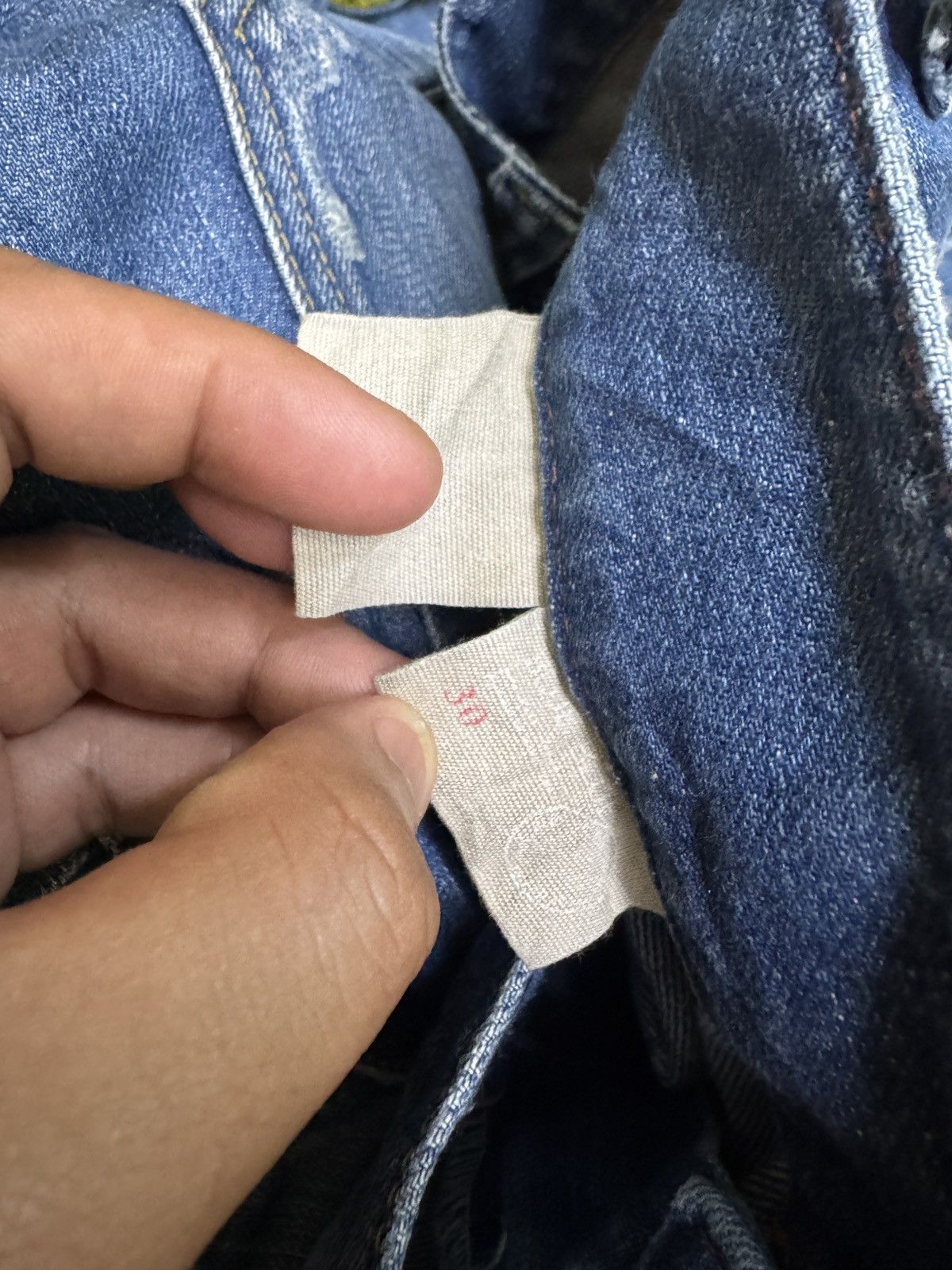 Japanese Brand Vintage Easy Rider Y2K Distressed Regular Fit Workwear Style Size US 30 / EU 46 - 13 Thumbnail