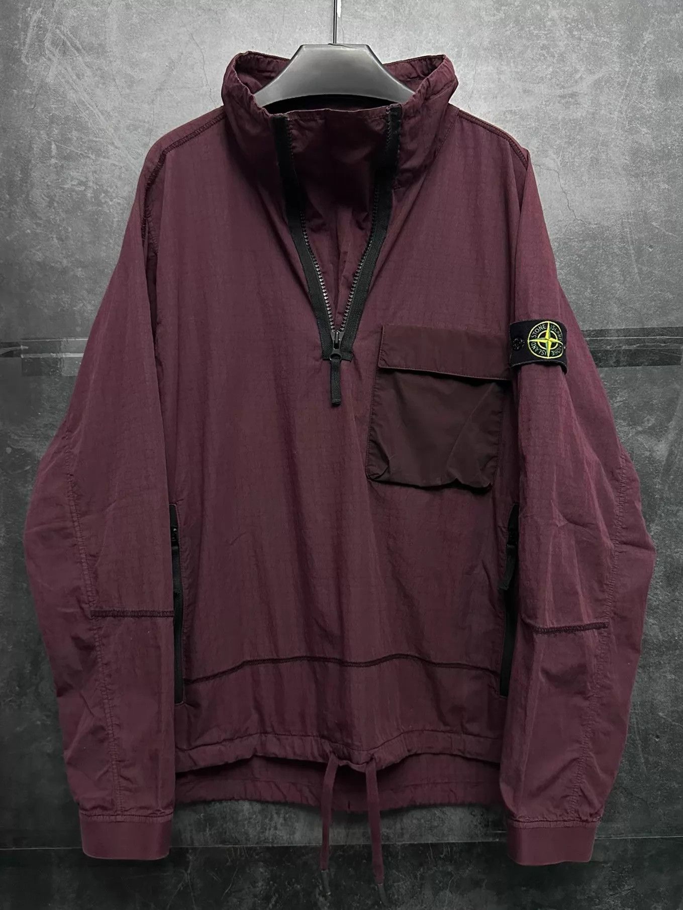 Stone Island Stone Island Chimney Half-Zip Wine Red L fits XL Size US L / EU 52-54 / 3 - 2 Thumbnail