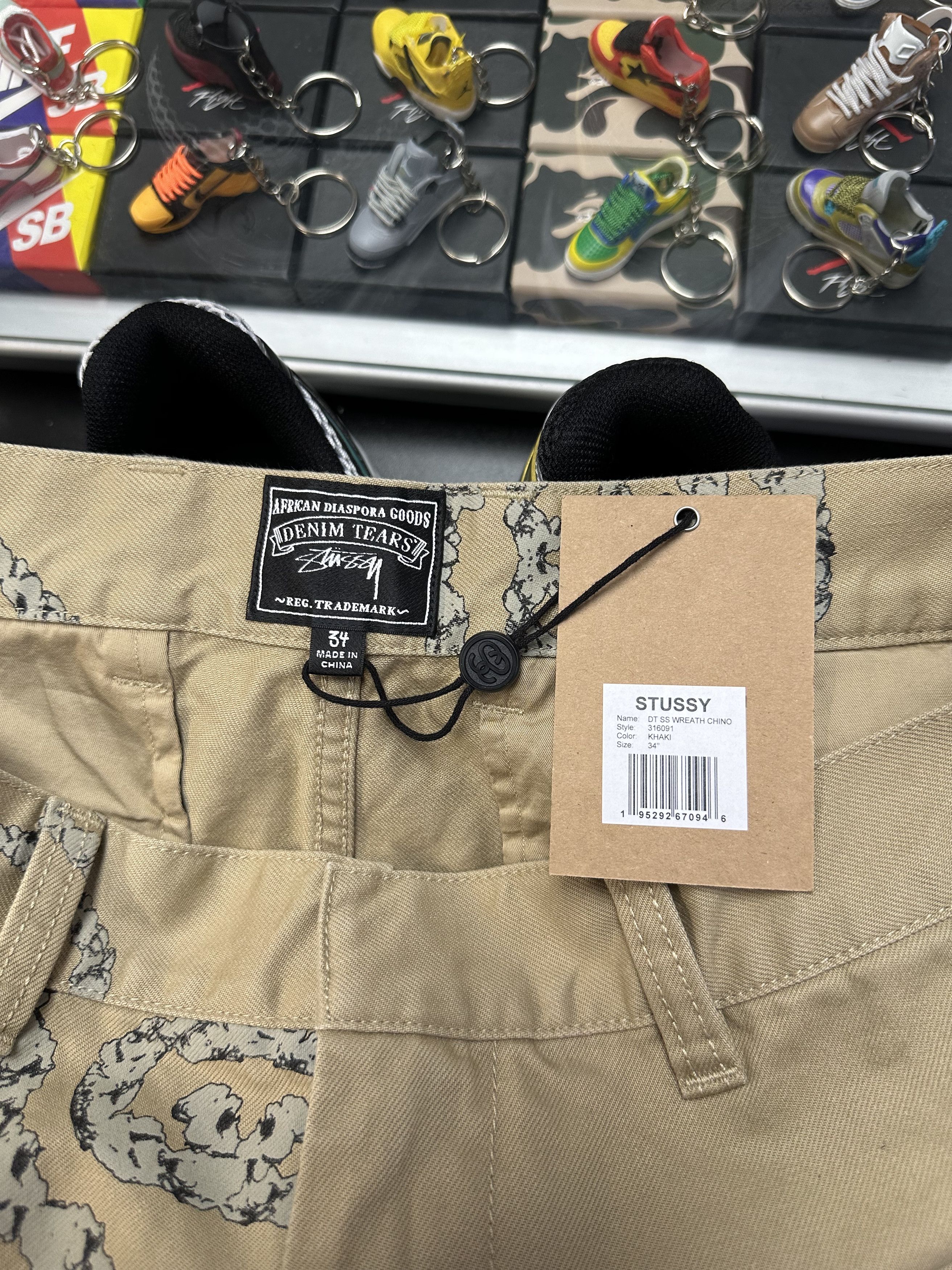 Denim Tears x Stussy Double S Wreath Chino Pant