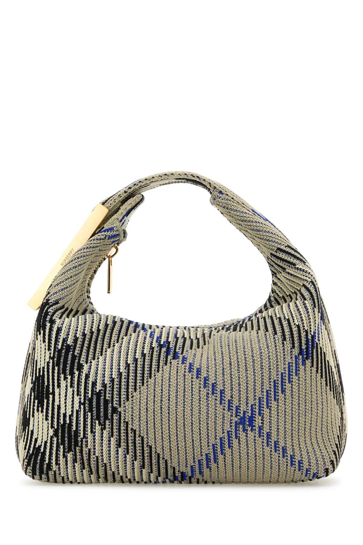 Burberry Embroidered Fabric Check Mini Handbag | Grailed