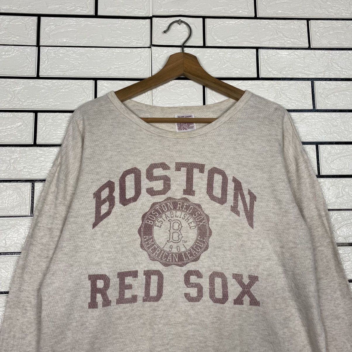 MLB 📌Boston Red Sox Sweatshirt Jumper MLB Big Logo Size US L / EU 52-54 / 3 - 4 Thumbnail