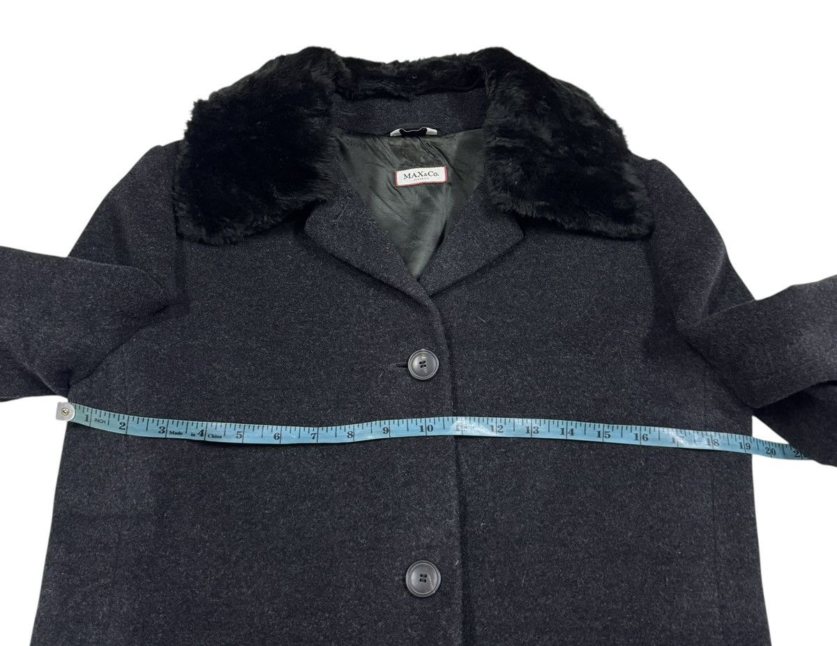 Maison Margiela Max&co Classic Faux Fur Collared Wool Long Jacket Size US M / EU 48-50 / 2 - 16 Thumbnail