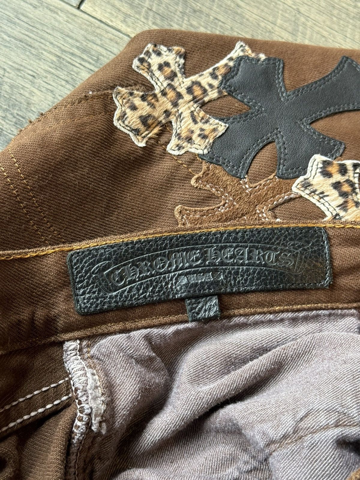 Chrome Hearts Chrome Hearts NYFW Exclusive Levi’s Cross Patch Jeans Size US 36 / EU 52 - 15 Thumbnail