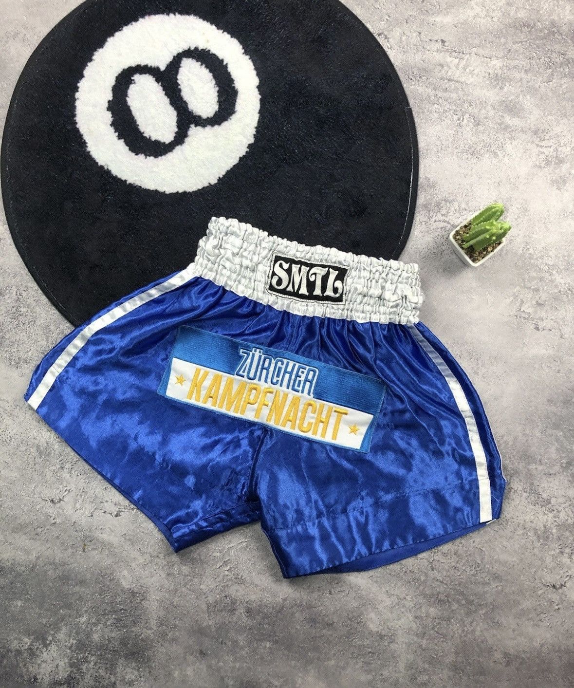Other MUAI TAI Vintage Big Logo Hype Boxing Sportswear Shorts Size US 33 - 2 Thumbnail