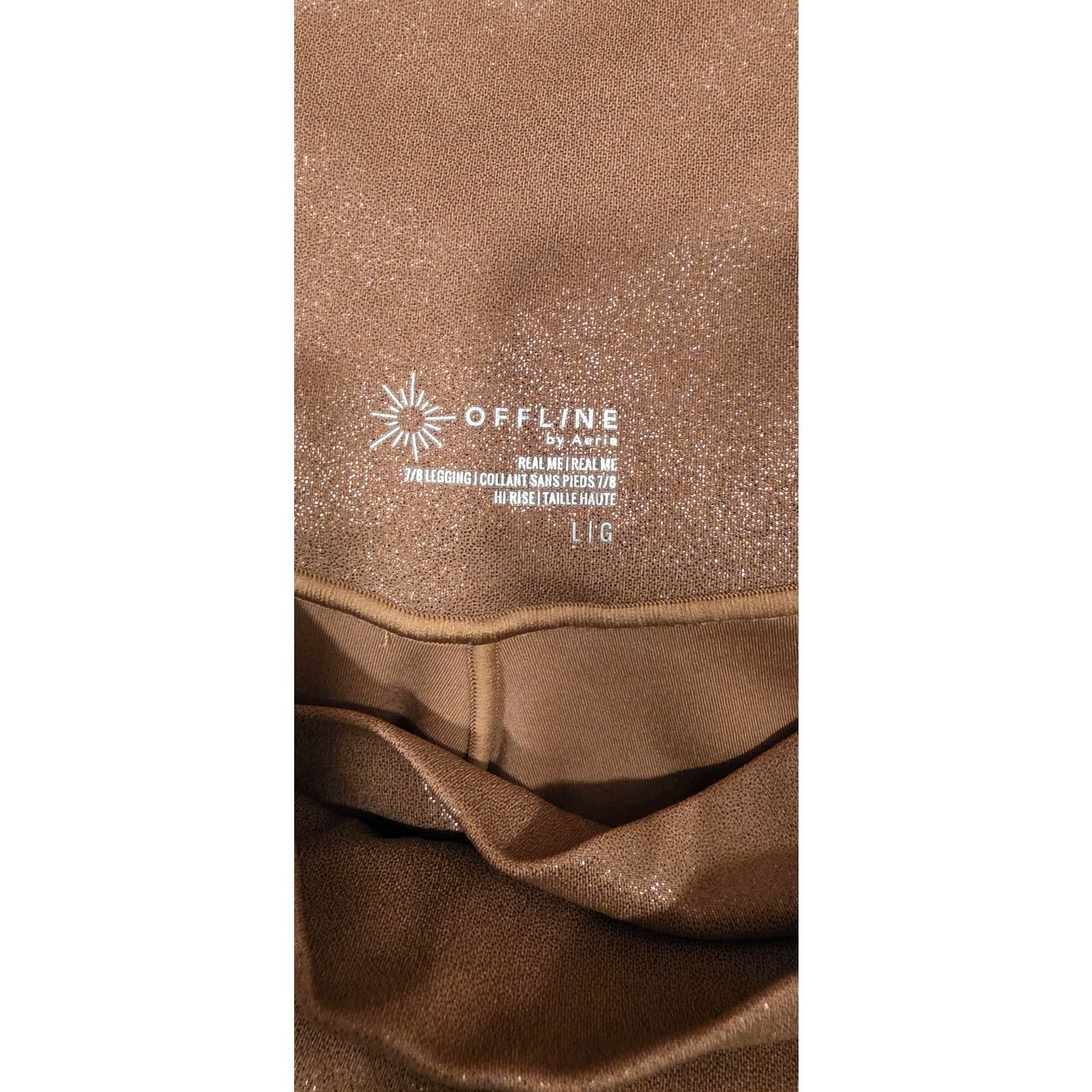 American Eagle Outfitters Offline Aerie Real Me 7/8 HighRise Crossover Legging L NWOT Size 34" / US 12 / IT 48 - 5 Thumbnail