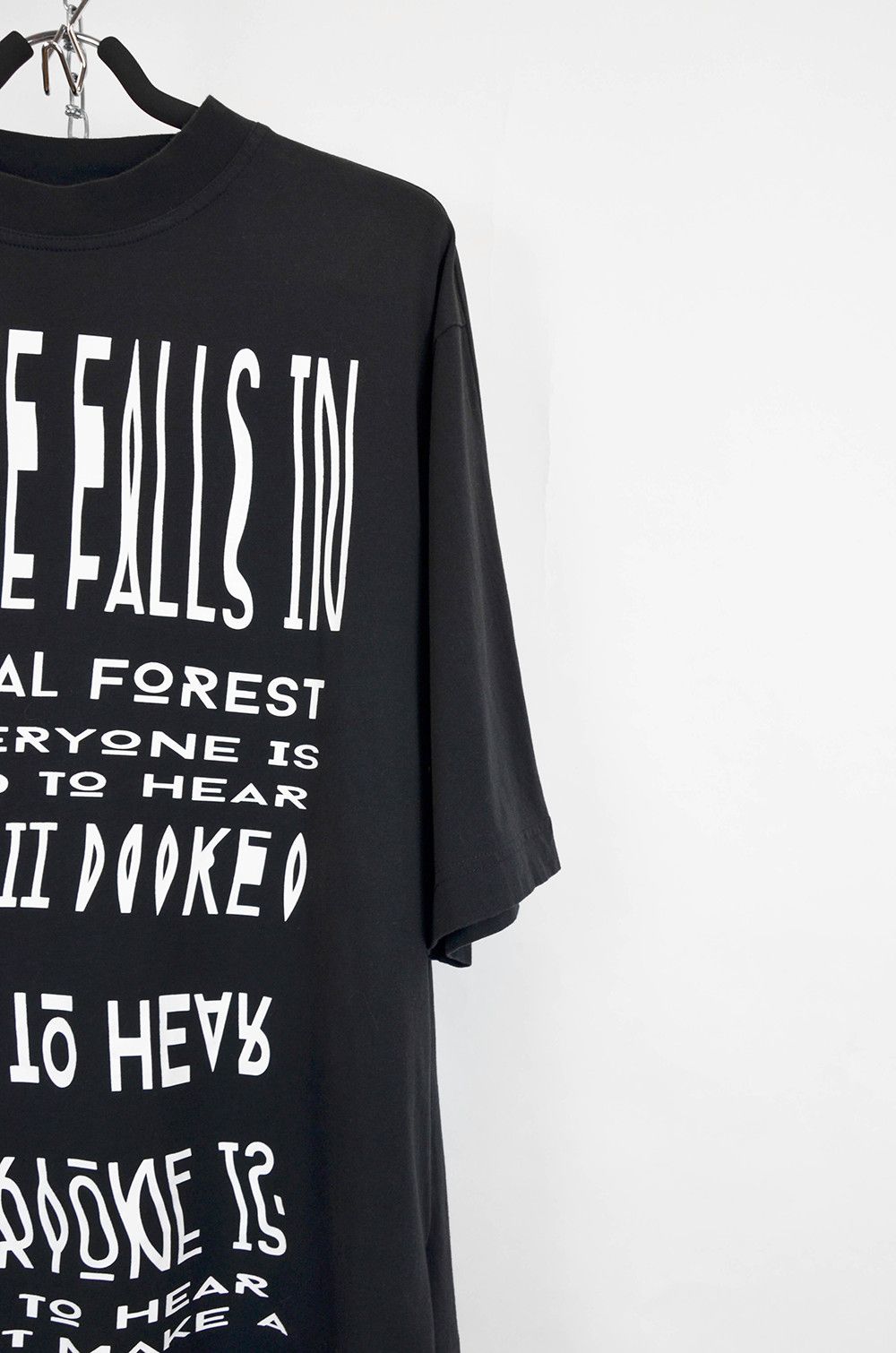 Y-3 × Yohji Yamamoto Y-3 Printed Black Oversized T-Shirt - S Size US S / EU 44-46 / 1 - 5 Thumbnail