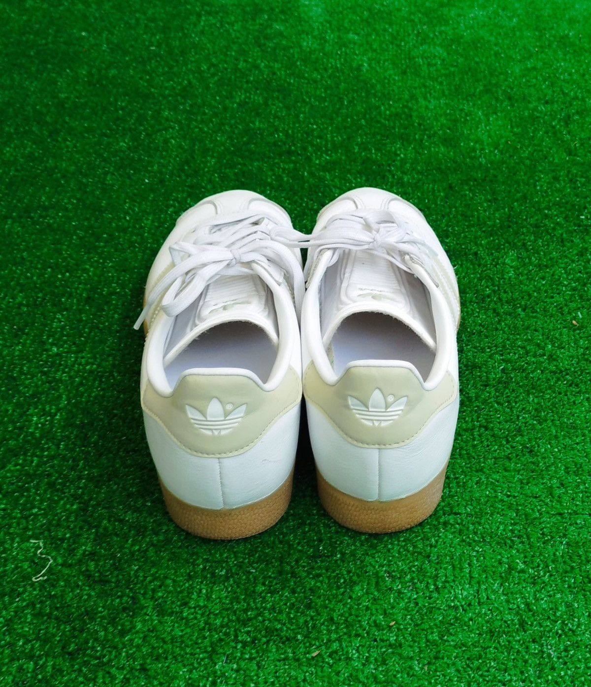 Adidas Adidas Gazelle White #10 Size US 10 / EU 43 - 6 Thumbnail