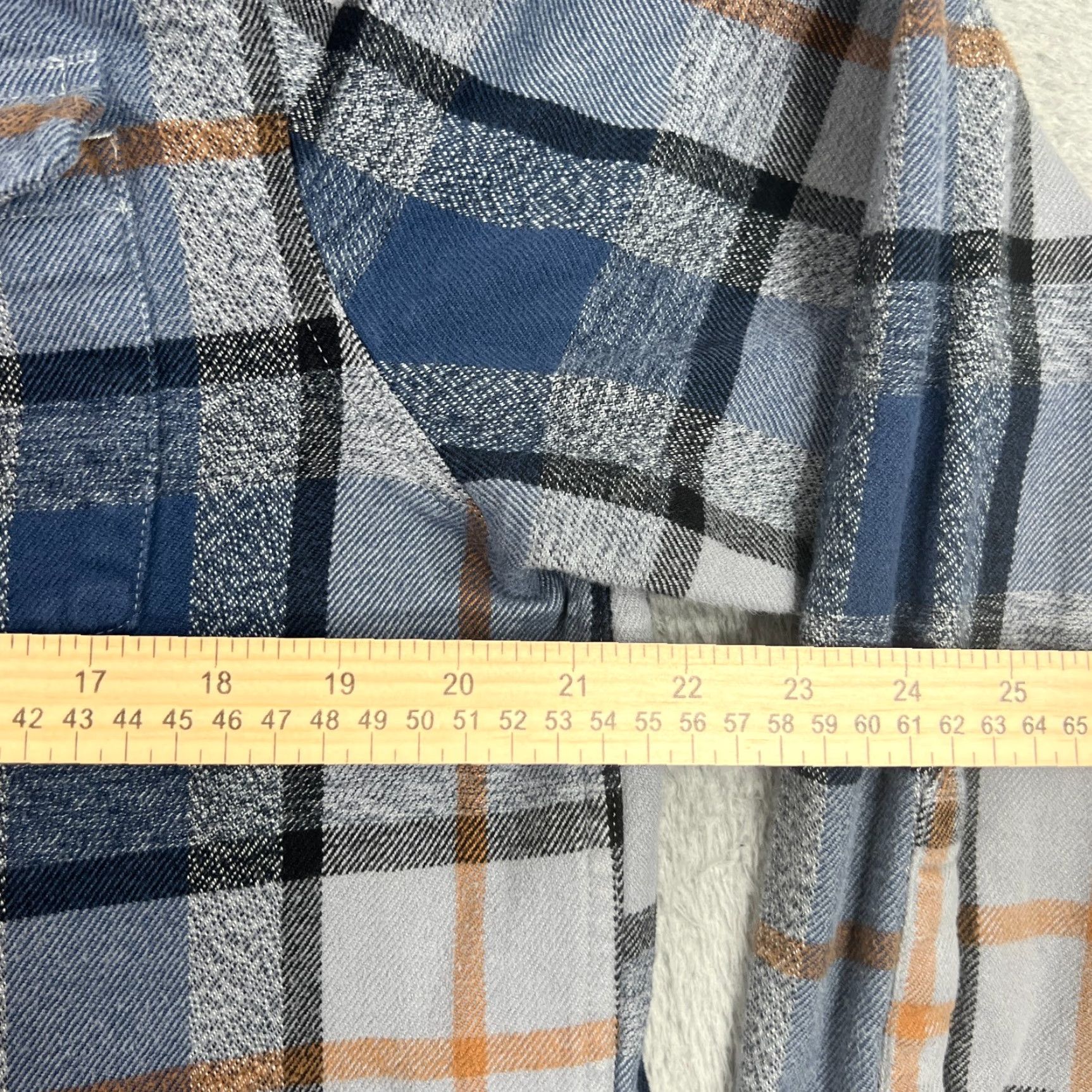 The North Face VINTAGE The North Face Flannel Shirt Mens Large Gray Striped Long Sleeve Casual Outdoor Button-Up Size US L / EU 52-54 / 3 - 4 Thumbnail