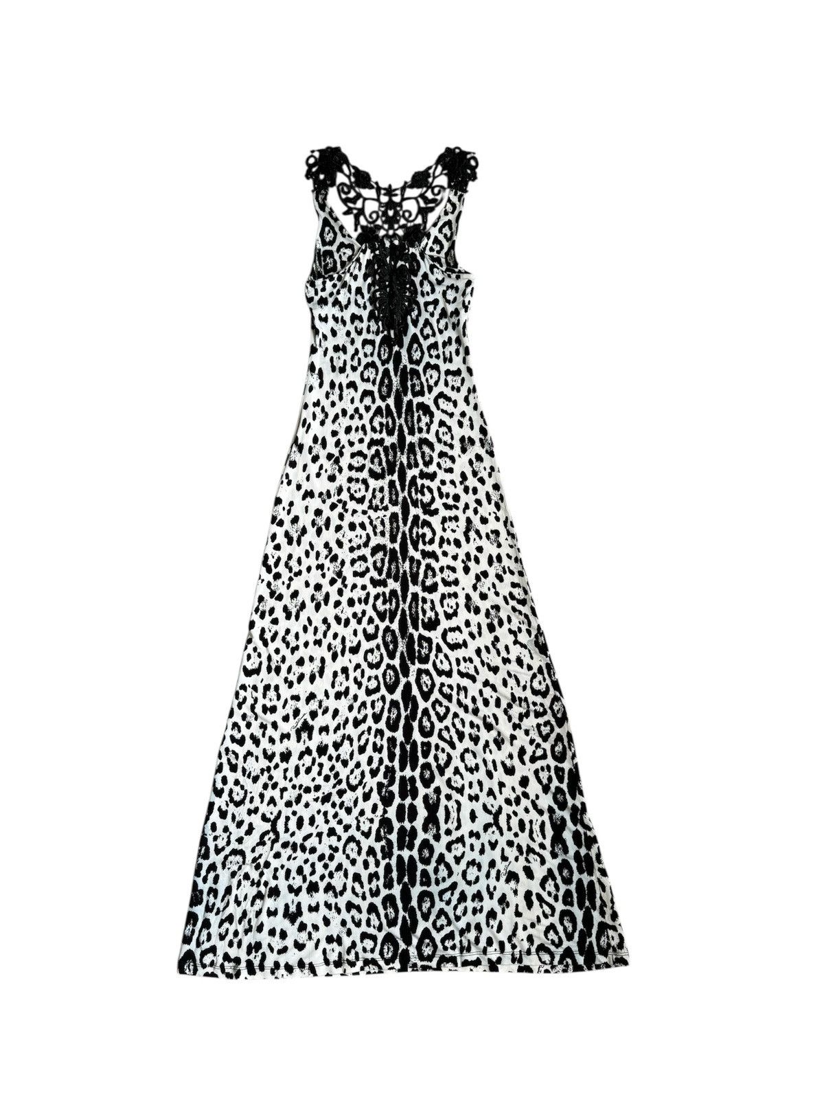 Roberto Cavalli Vintage 2006 Roberto Cavalli Lace Leopard Print Slim Dress Size S / US 4 / IT 40 - 2 Thumbnail