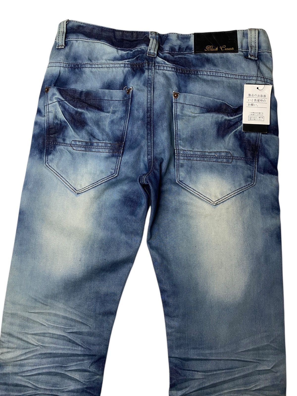 Le Grande Bleu (L.G.B.) 2000's Black Crown Clawmark Flared Jeans Size US 29 - 4 Thumbnail
