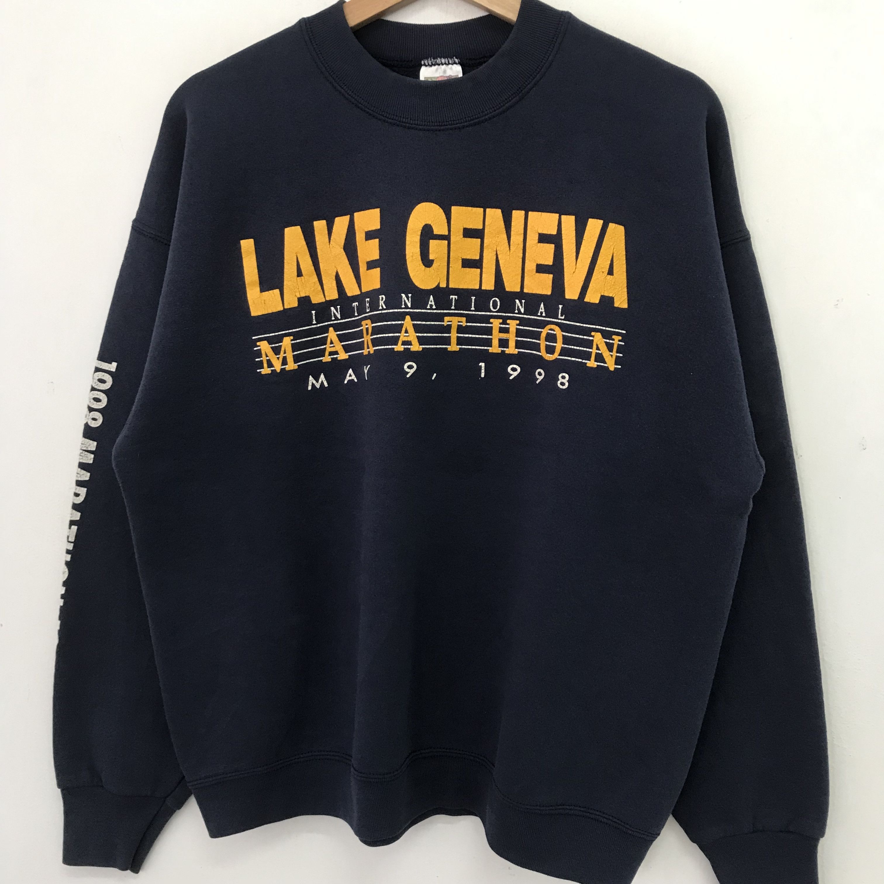 Vintage Vintage 90's Lake Geneva Faded Blue - 561 Size US L / EU 52-54 / 3 - 3 Thumbnail