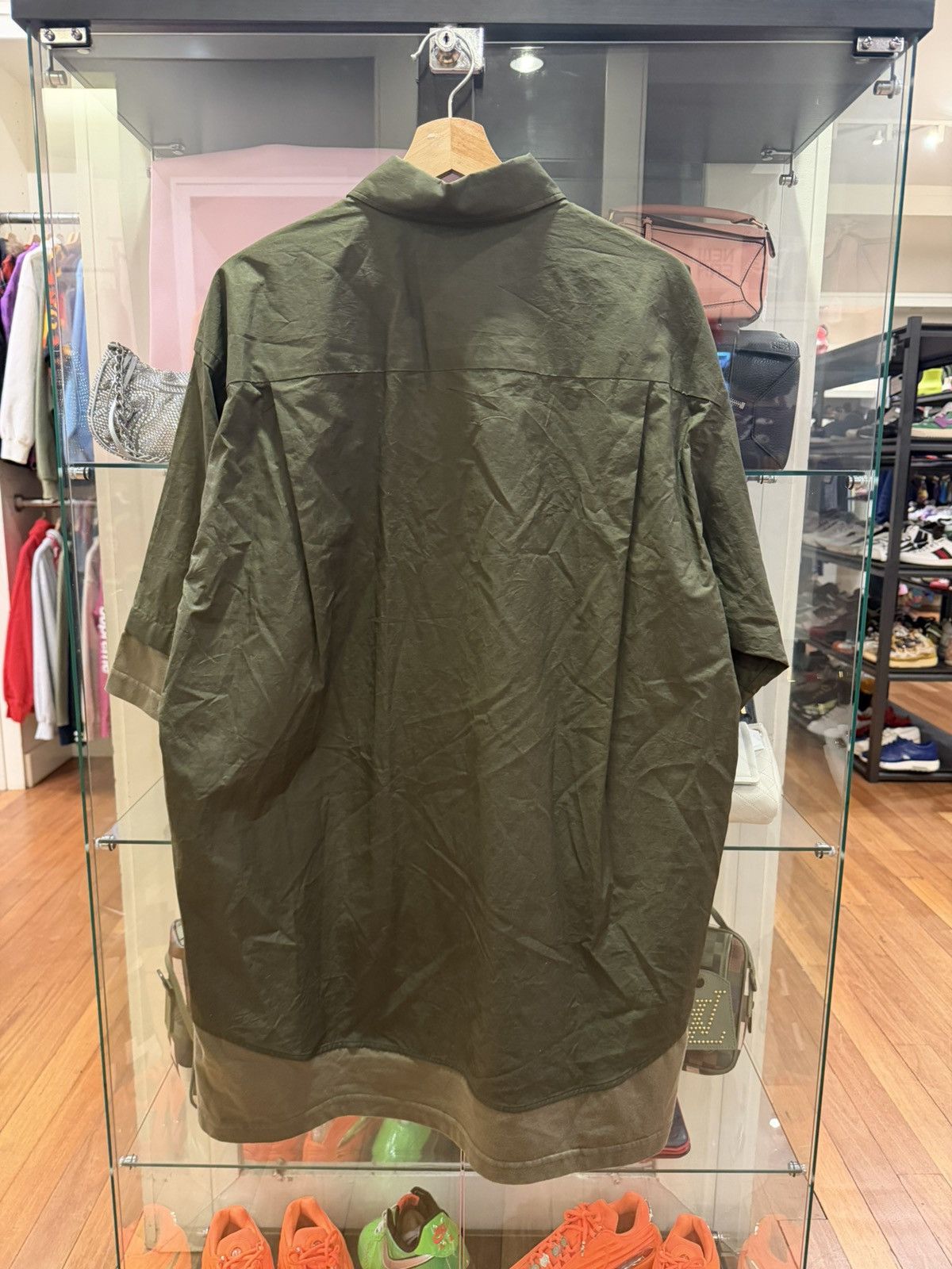 Balenciaga Balenciaga Oversized BB Icon Layered Button Down SS Shirt Size US L / EU 52-54 / 3 - 2 Thumbnail