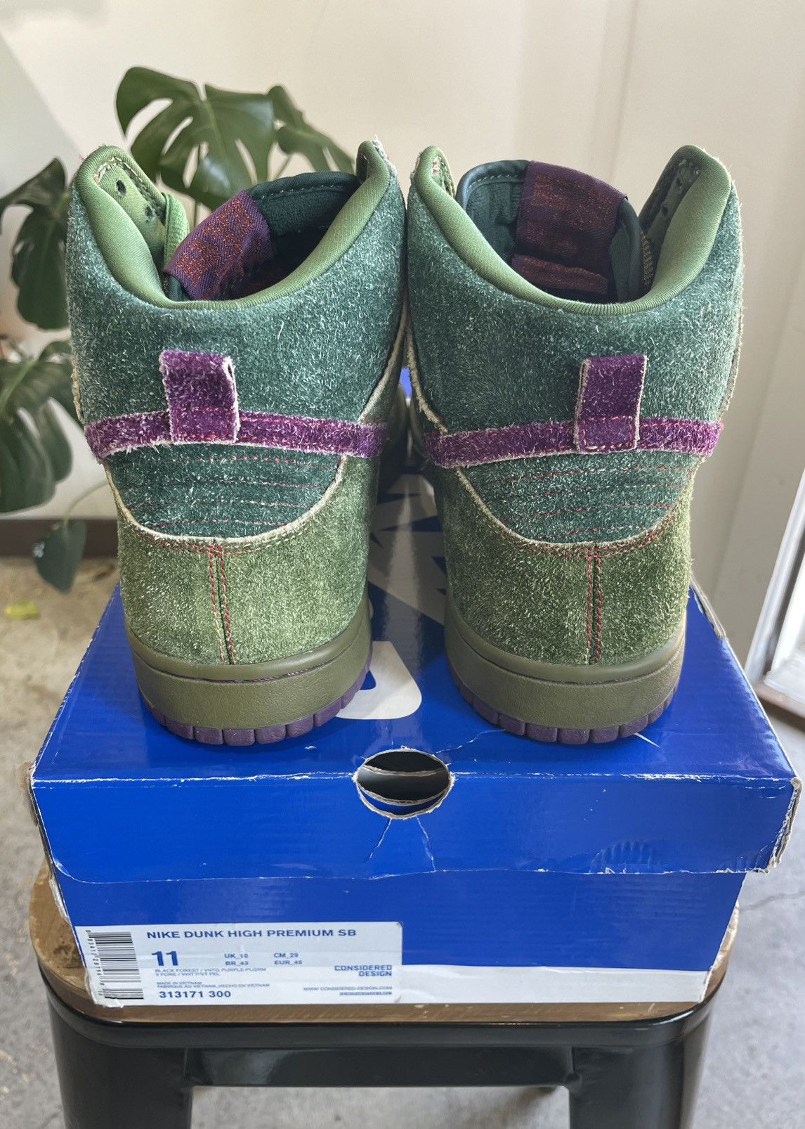 Nike Nike SB Dunk High Skunk 420 Size US 11 / EU 44 - 3 Thumbnail