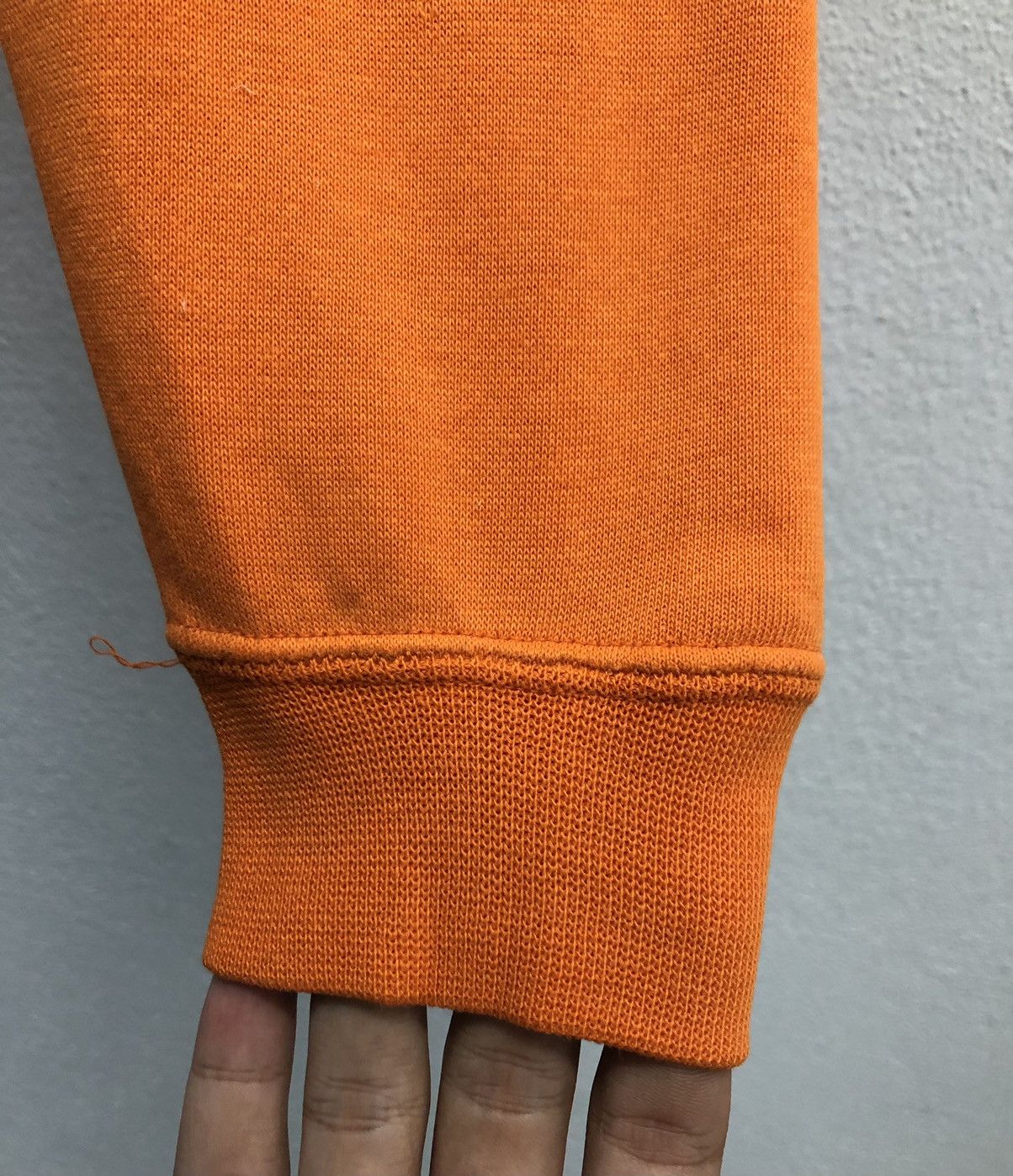 Adidas Vintage Adidas Trefoil Orange Crewneck Sweatshirt Size US M / EU 48-50 / 2 - 6 Thumbnail