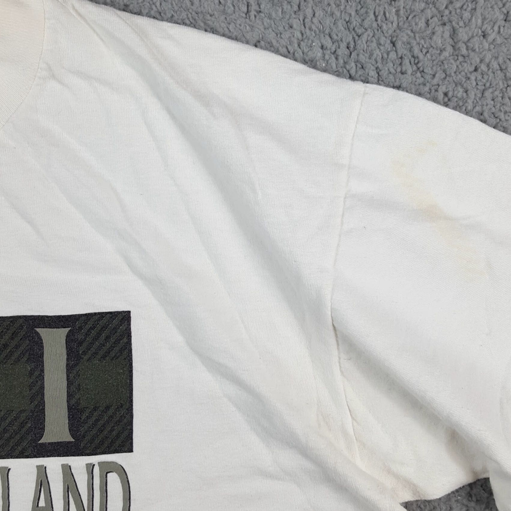 Vintage Vintage Cotton Exchange 90s Beach T-Shirt Men Large White Y2K Outdoor Retro Grunge Size US L / EU 52-54 / 3 - 5 Thumbnail