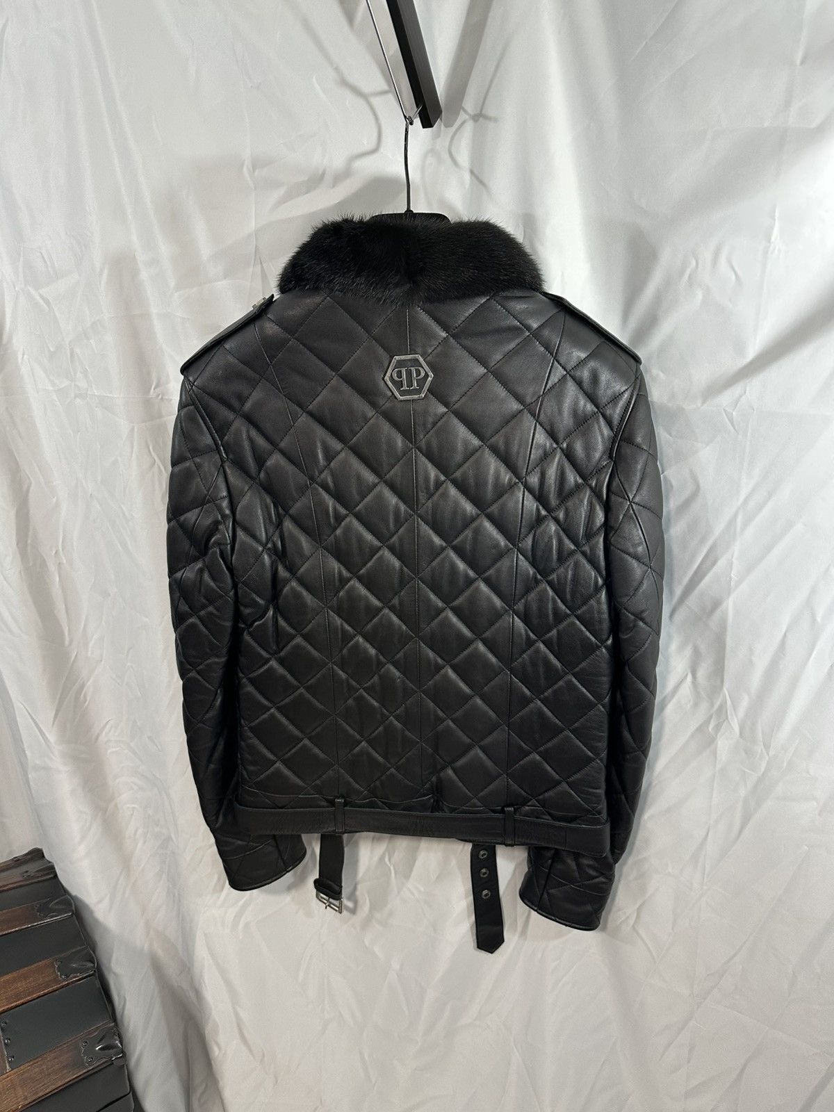 Philipp Plein Philipp Plein Leather Jacket Quilted Size US L / EU 52-54 / 3 - 15 Thumbnail