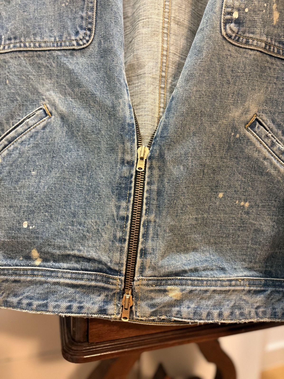 Fear of God Fear of God Jeans Distressed Denim Jacket, M (Oversized) Size US M / EU 48-50 / 2 - 5 Thumbnail