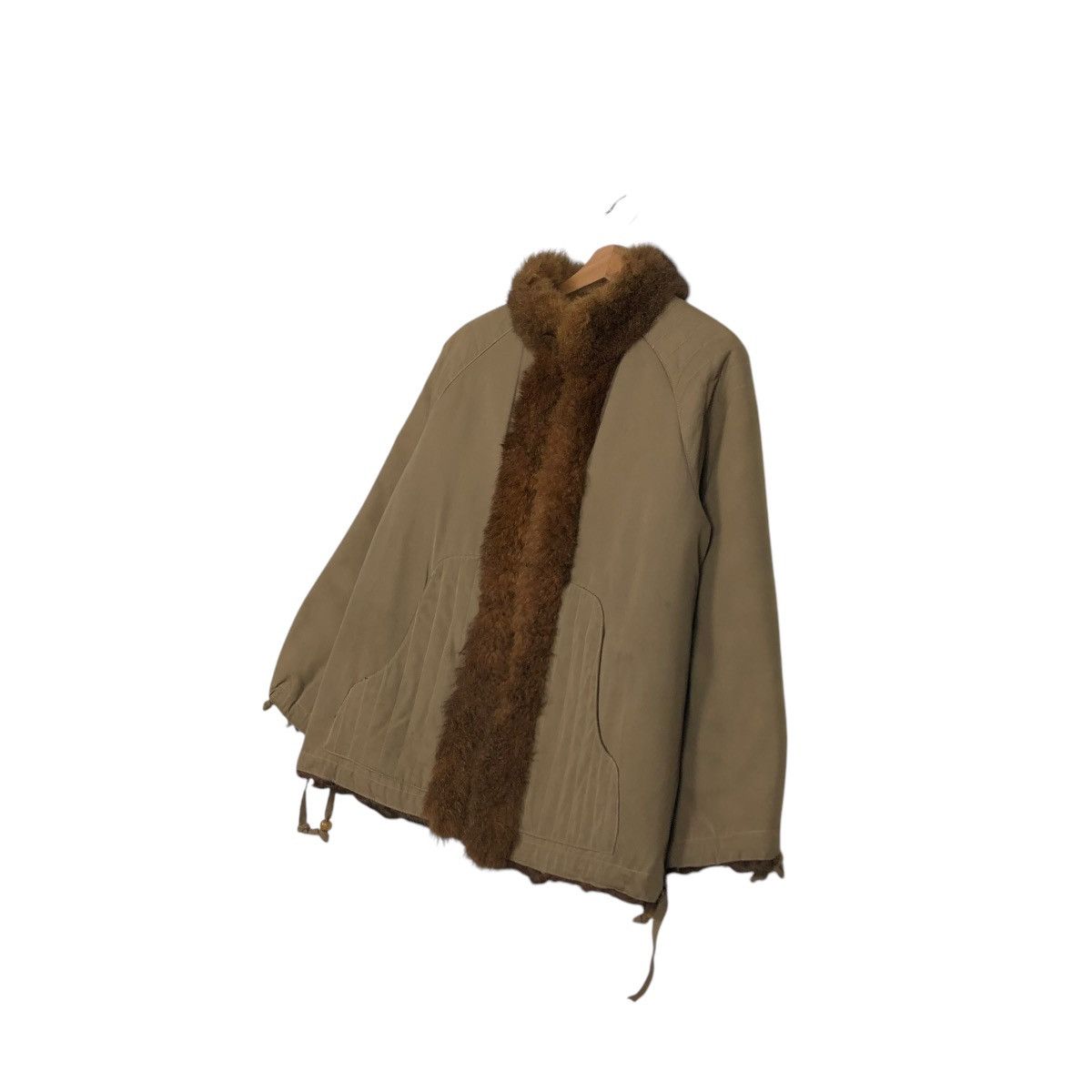 Japanese Brand VINTAGE CHORE JACKET MINK FUR BLANKET UNBRANDED ISSEY MIYAKE Size US M / EU 48-50 / 2 - 4 Thumbnail
