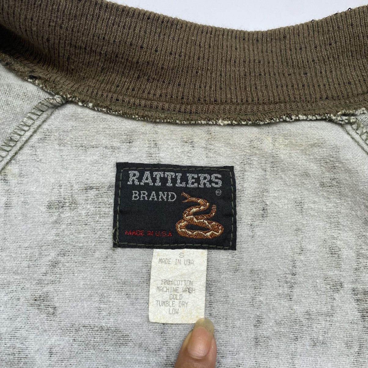 Vintage 1990s-Rattlers Brand Real Tree Camou Flage Bomber Jacket Size US M / EU 48-50 / 2 - 9 Thumbnail
