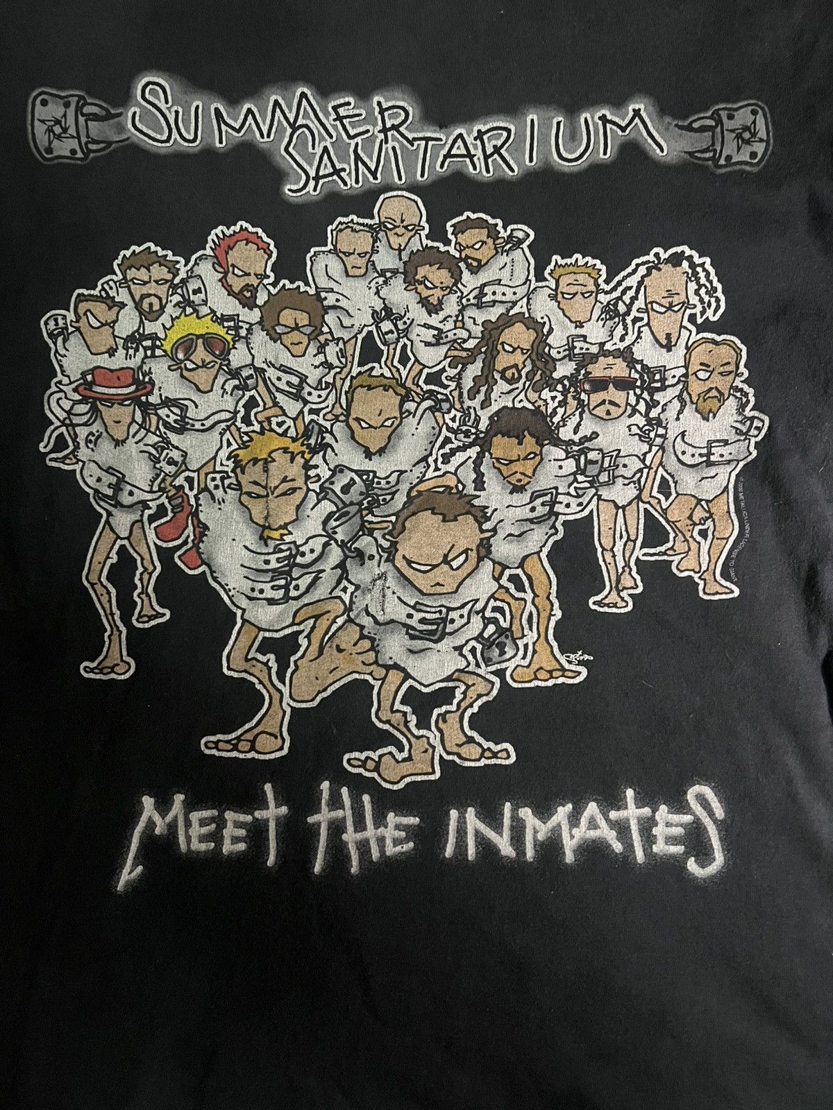 Vintage VTG.Metallica Sanitarium 2000's(Fixed Size L to M.) Size US M / EU 48-50 / 2 - 2 Thumbnail