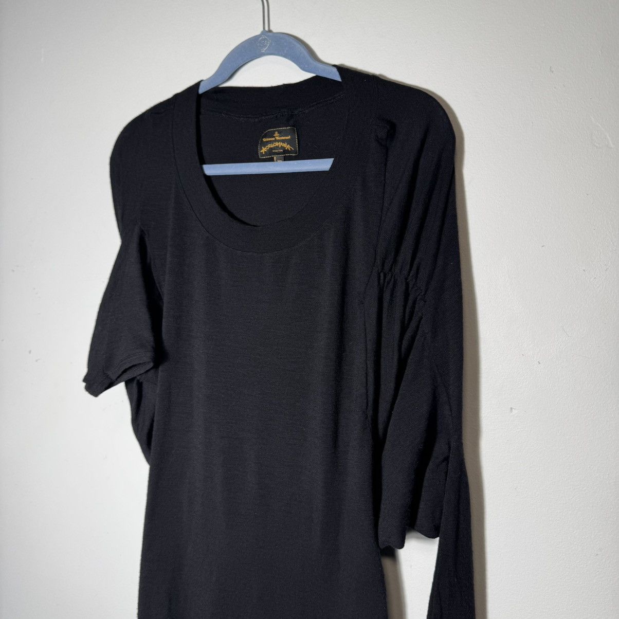 Vivienne Westwood Vivienne Westwood Anglomania Asymmetrical Black Jersey Dress Size XS / US 0-2 / IT 36-38 - 3 Thumbnail