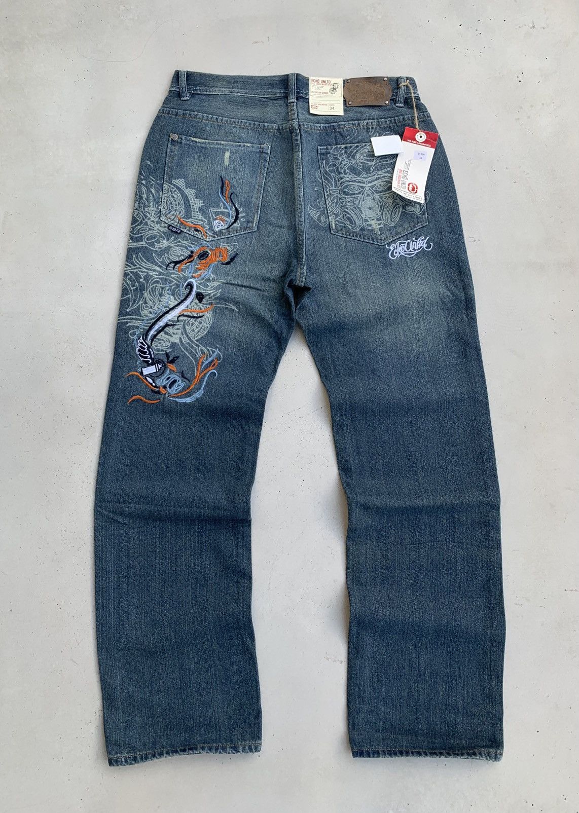 Ecko Unltd. Ecko UNLTD. Jeans Vintage New Sk8 Style Avantgarde Size US 34 / EU 50 - 1 Thumbnail