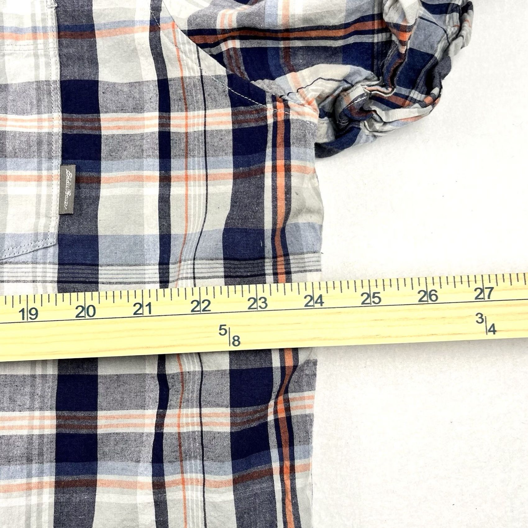 Eddie Bauer Eddie Bauer Shirt Mens XL Multicolor Striped Button-Down Collar Short Sleeve Relaxed Fit Workwear Officewear Size US L / EU 52-54 / 3 - 4 Thumbnail