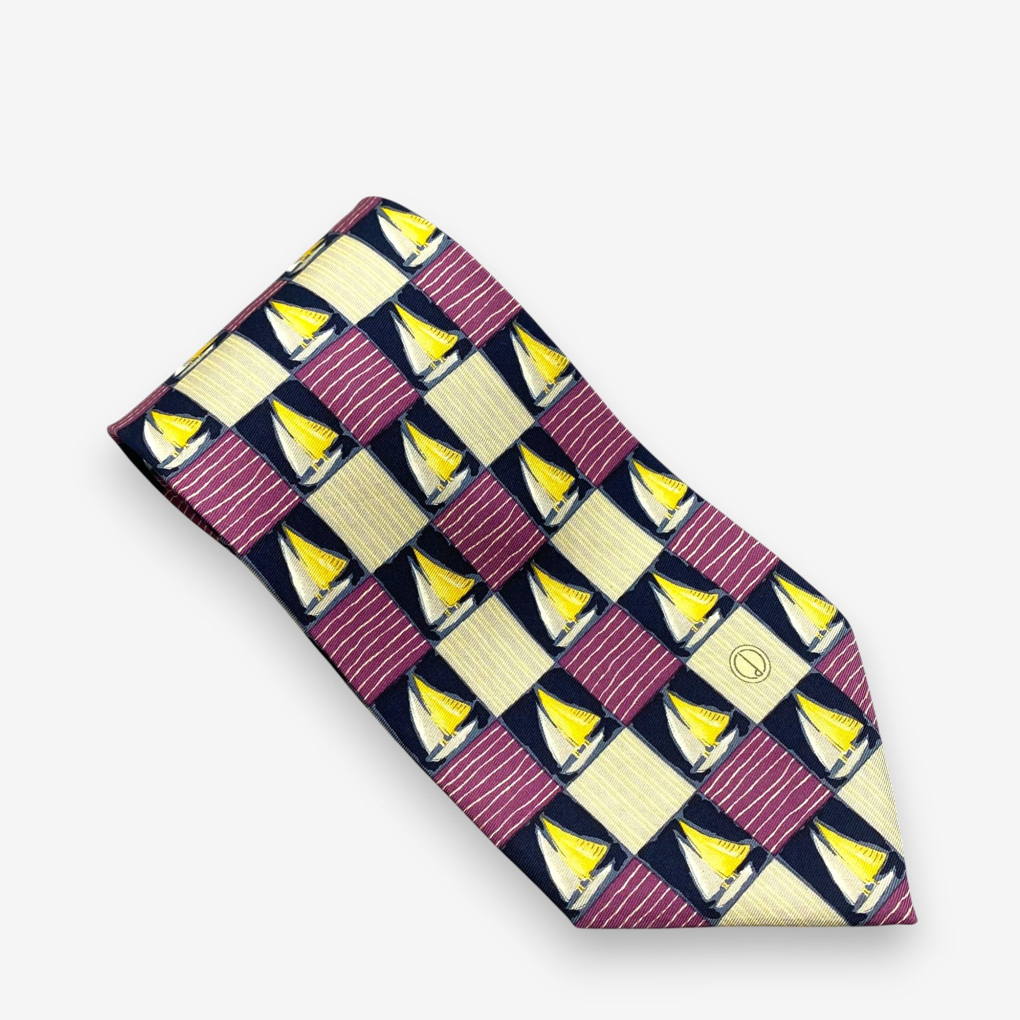 Alfred Dunhill Vintage Dunhill SILK Necktie Cravate Pure Silk Neck Tie Size ONE SIZE - 1 Thumbnail