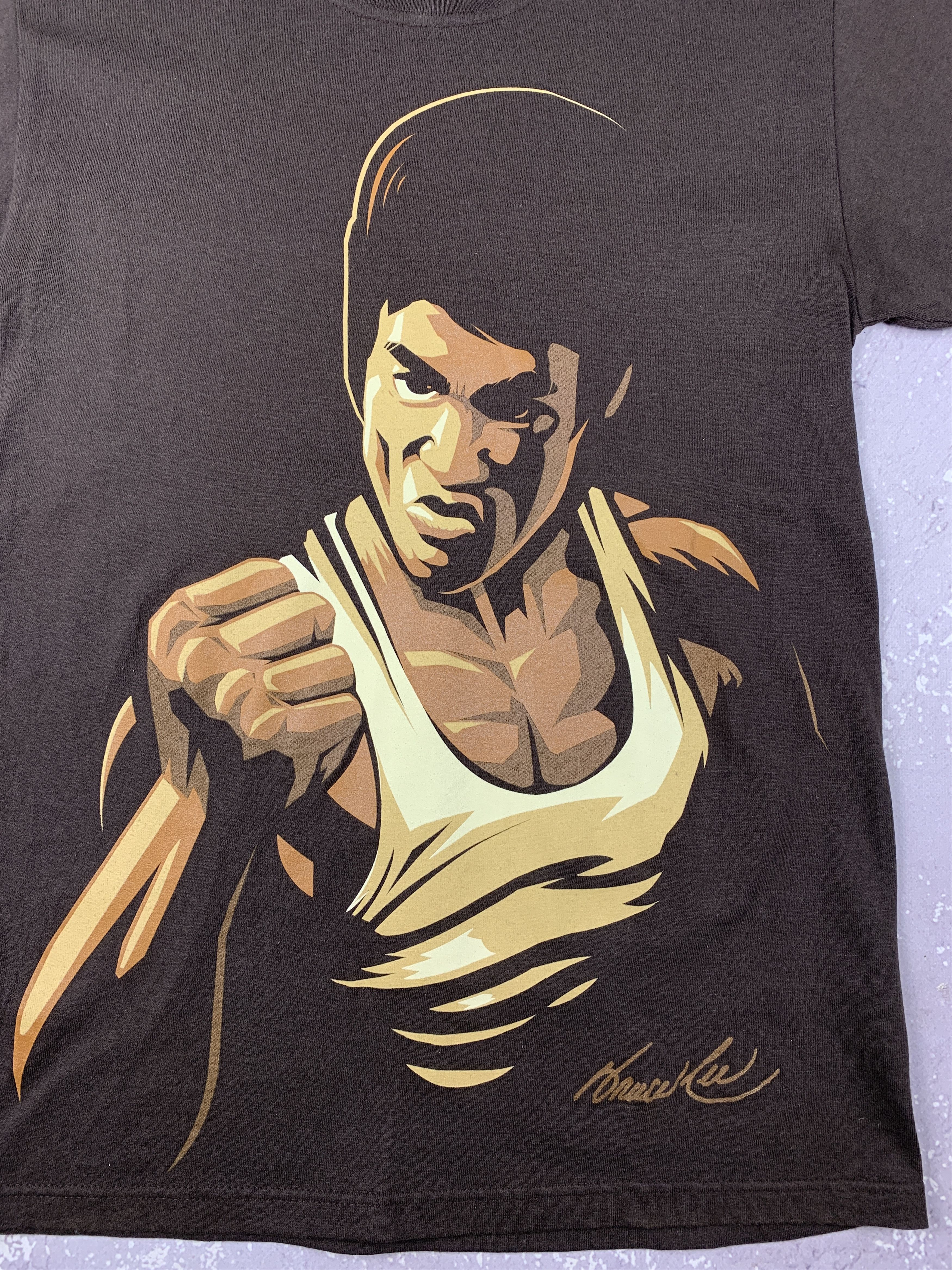 Vintage Vintage Y2K Bruce Lee Dragon Iconic Movie Graphic T Shirt Size US S / EU 44-46 / 1 - 3 Thumbnail