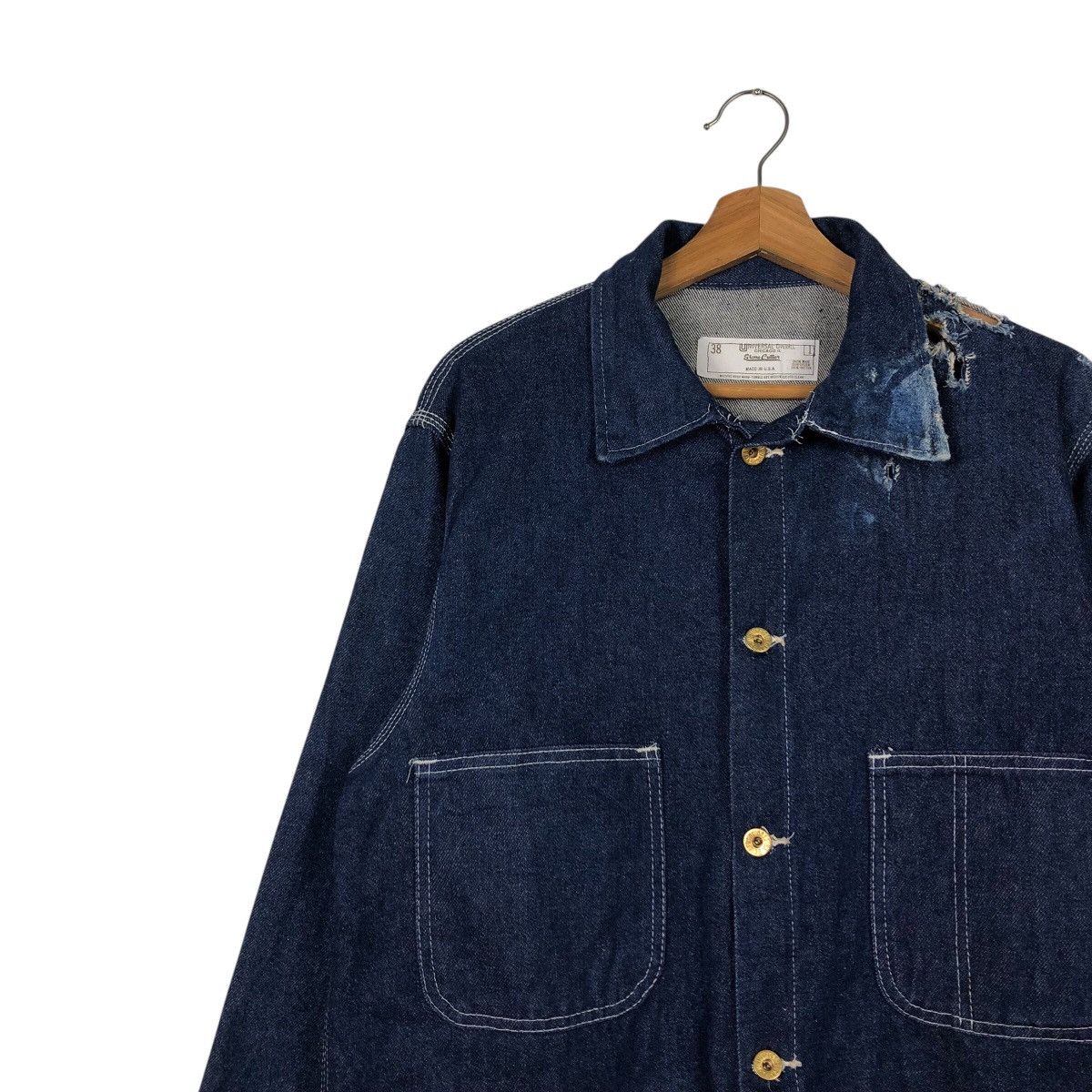 Toyo Enterprises 📌Vintage Chore Jacket Union Made Isanforized Universall Usa Size US M / EU 48-50 / 2 - 8 Thumbnail