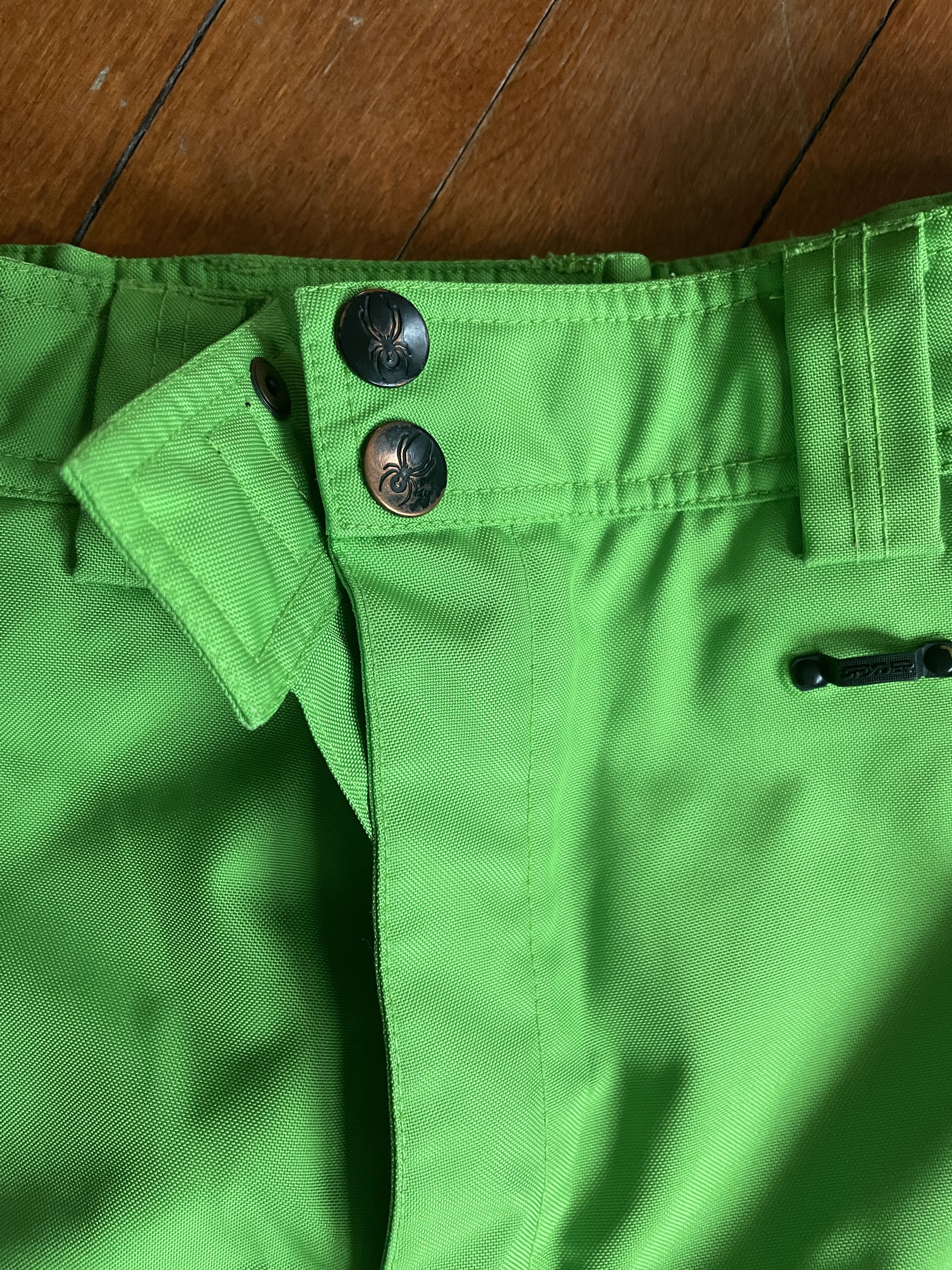 Spyder Green Warm Pants Ski Insulated Size 29" - 5 Thumbnail