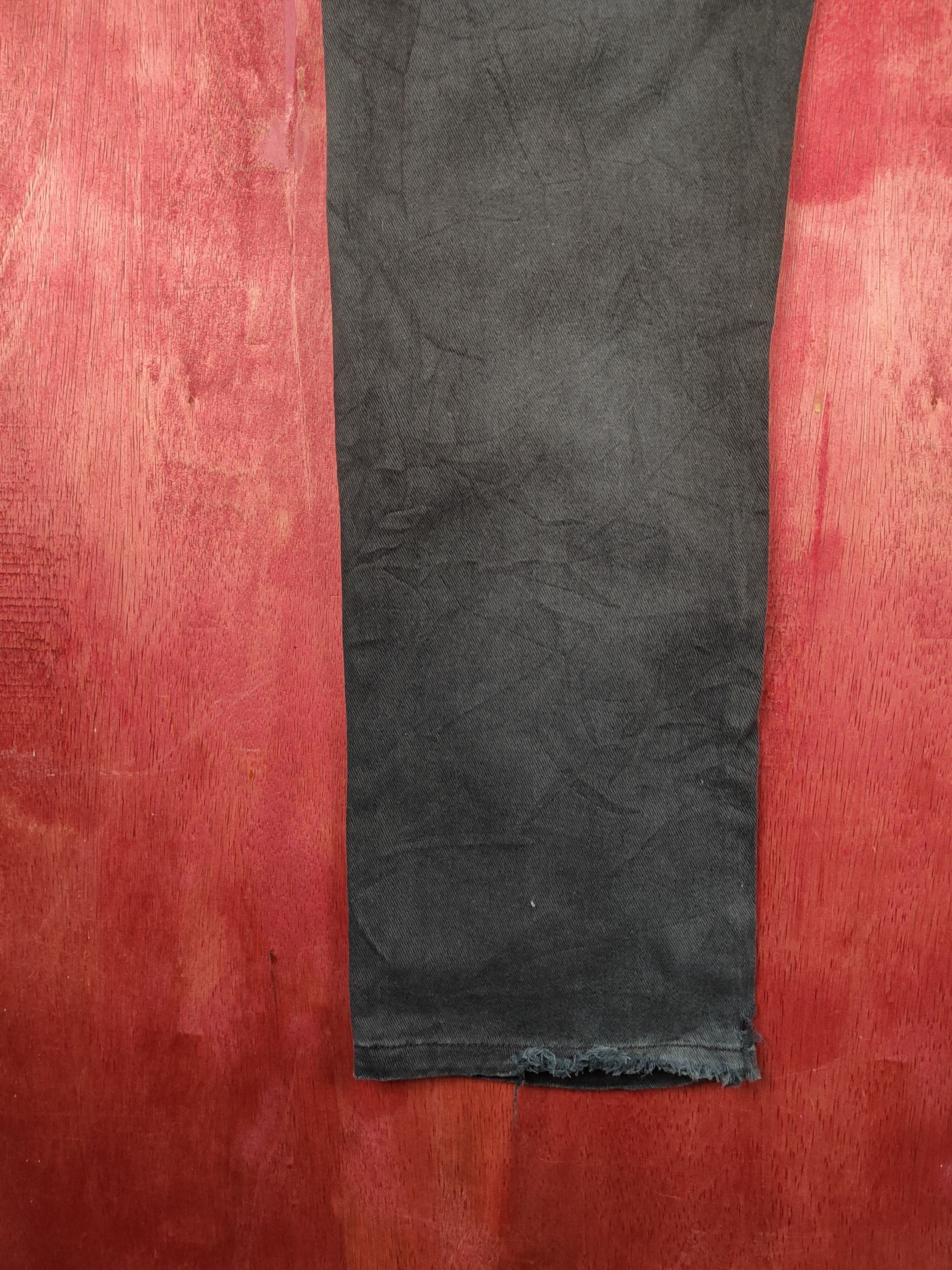 Japanese Brand Nylaus Black Faded Distressed Ripped Jeans #S2314 Size US 36 / EU 52 - 9 Thumbnail