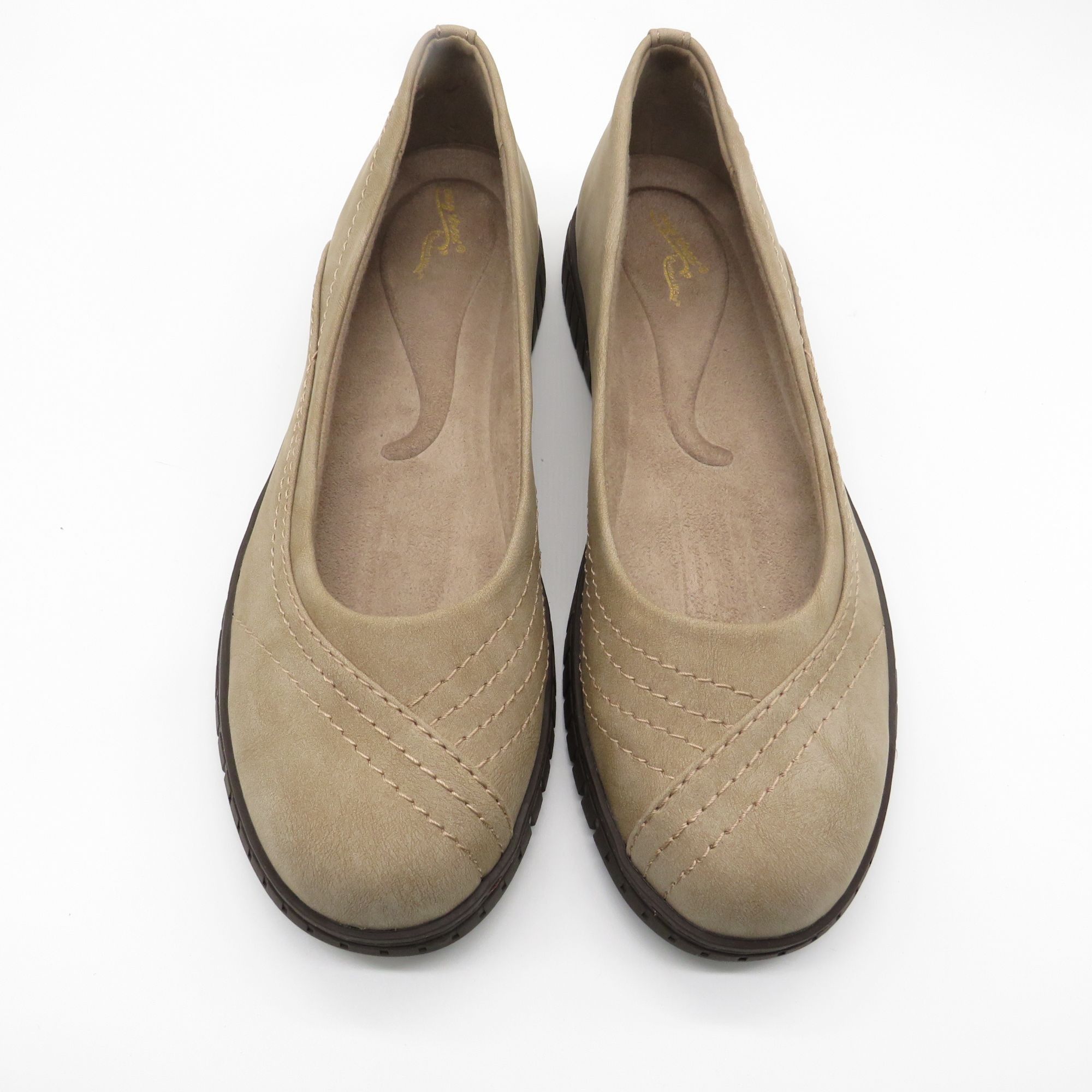 Other Easy Street Women's Brown Slip-On Flats With Comfort Sole 9. Size US 9.5 / IT 39.5 - 1 Thumbnail