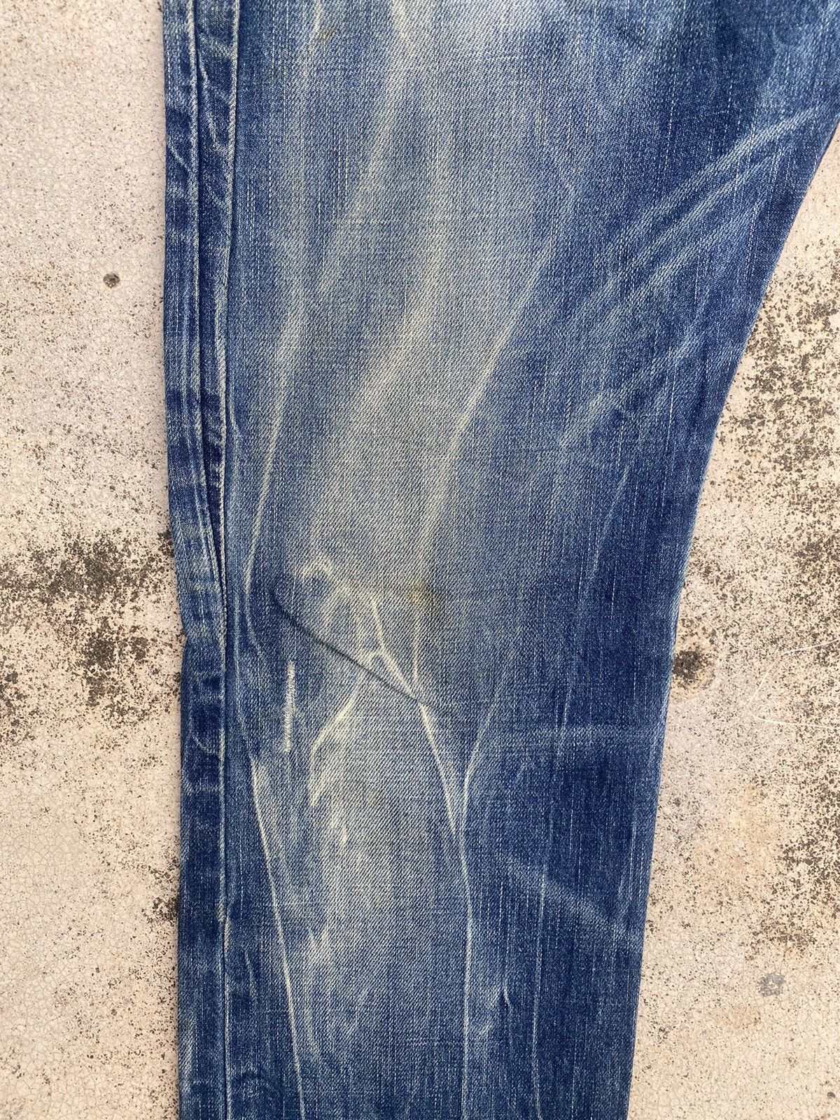 Designer × Diesel Diesel Distressed Claw Mark Faded Denim Jeans Size US 30 / EU 46 - 9 Thumbnail