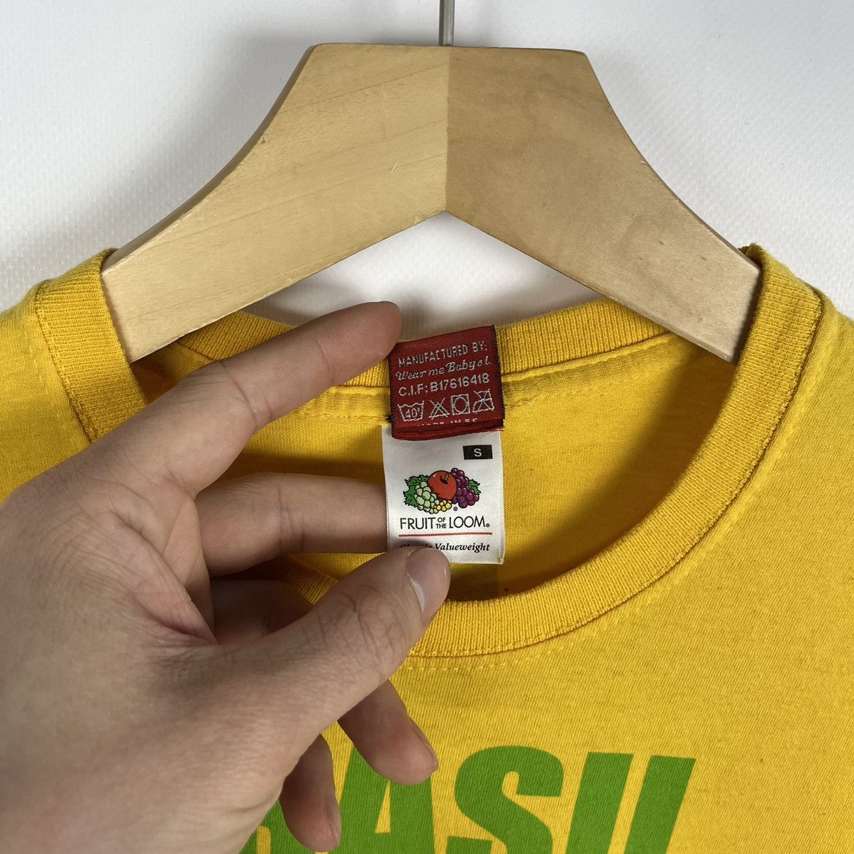 Vintage Vintage Brazil 10 True football fans Humor y2k weed tee 90’s Size US S / EU 44-46 / 1 - 7 Thumbnail