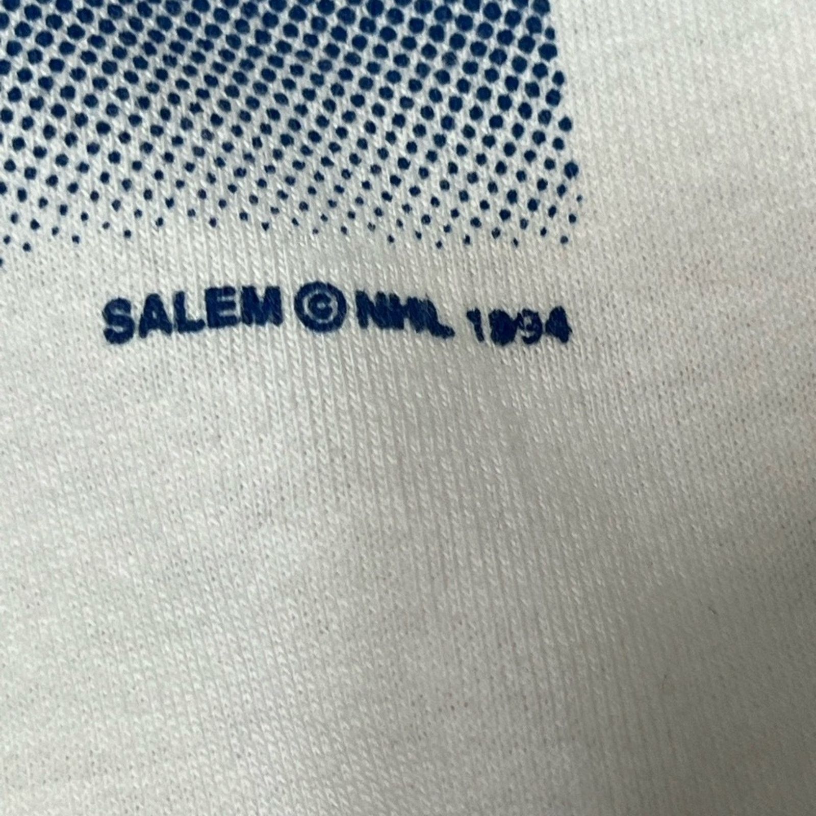 Salem Sportswear Vintage New York Rangers 90s Stanley Cup Shirt USA Salem Size US XL / EU 56 / 4 - 4 Thumbnail