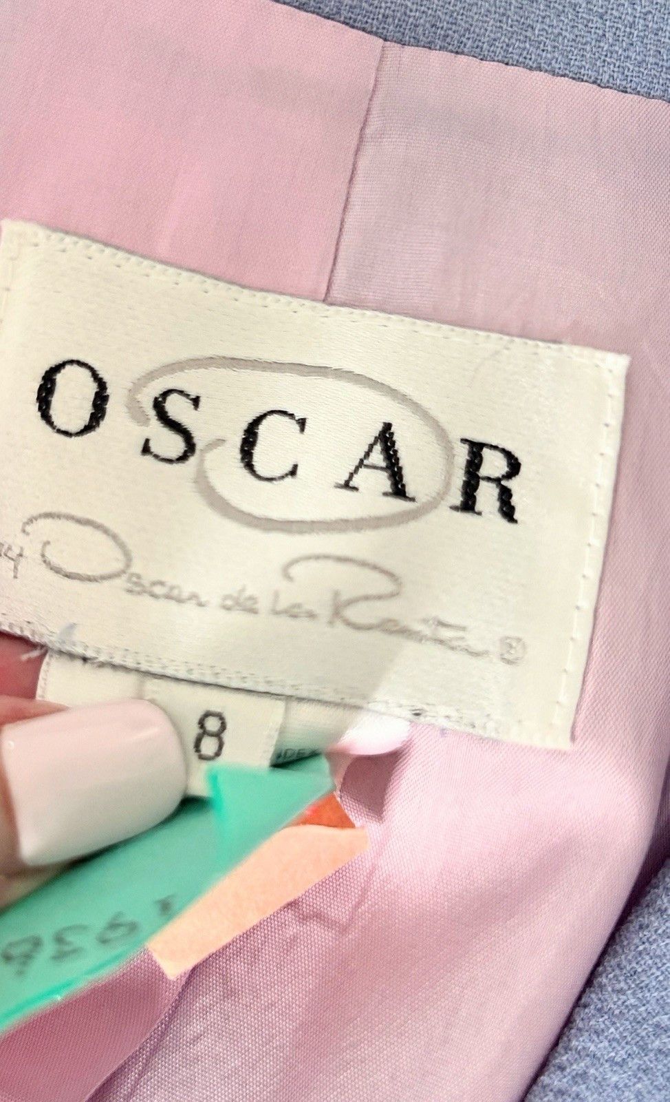 Oscar De La Renta OSCAR DE LA RENTA Womens designer Blazer y2k timeless Size M / US 6-8 / IT 42-44 - 5 Thumbnail