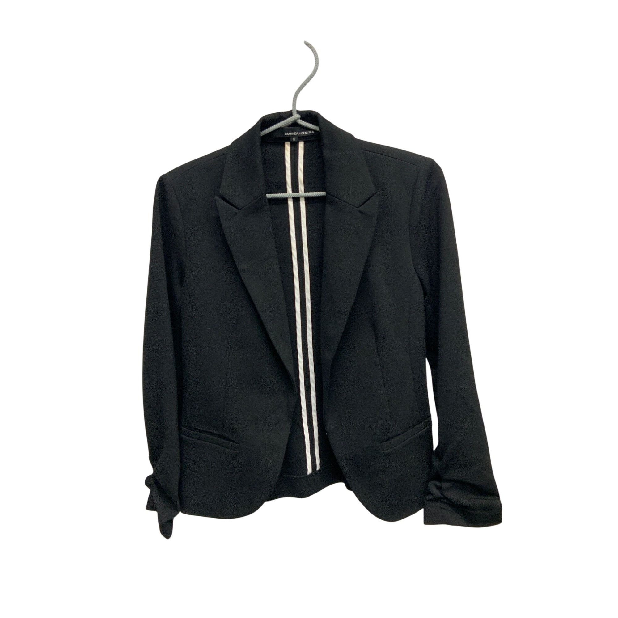 Other Amanda + Chelsea Black Ponte Blazer Soft Construction Size M / US 6-8 / IT 42-44 - 10 Thumbnail