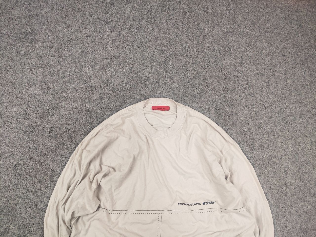 Eckhaus Latta Eckhaus Latta Tinder Available Jersey Long sleeve Shirt Tee Size US XL / EU 56 / 4 - 2 Thumbnail
