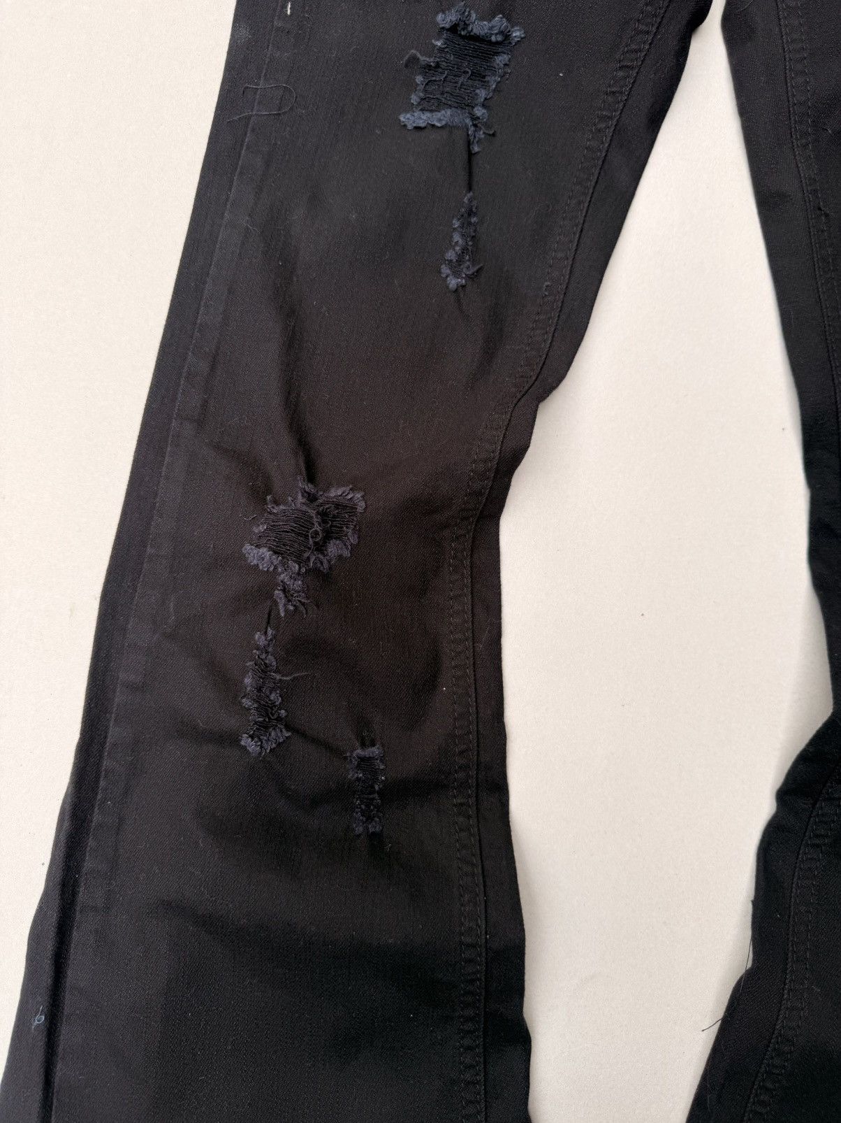 Japanese Brand COX Lace up flare jeans Size US 27 - 3 Thumbnail