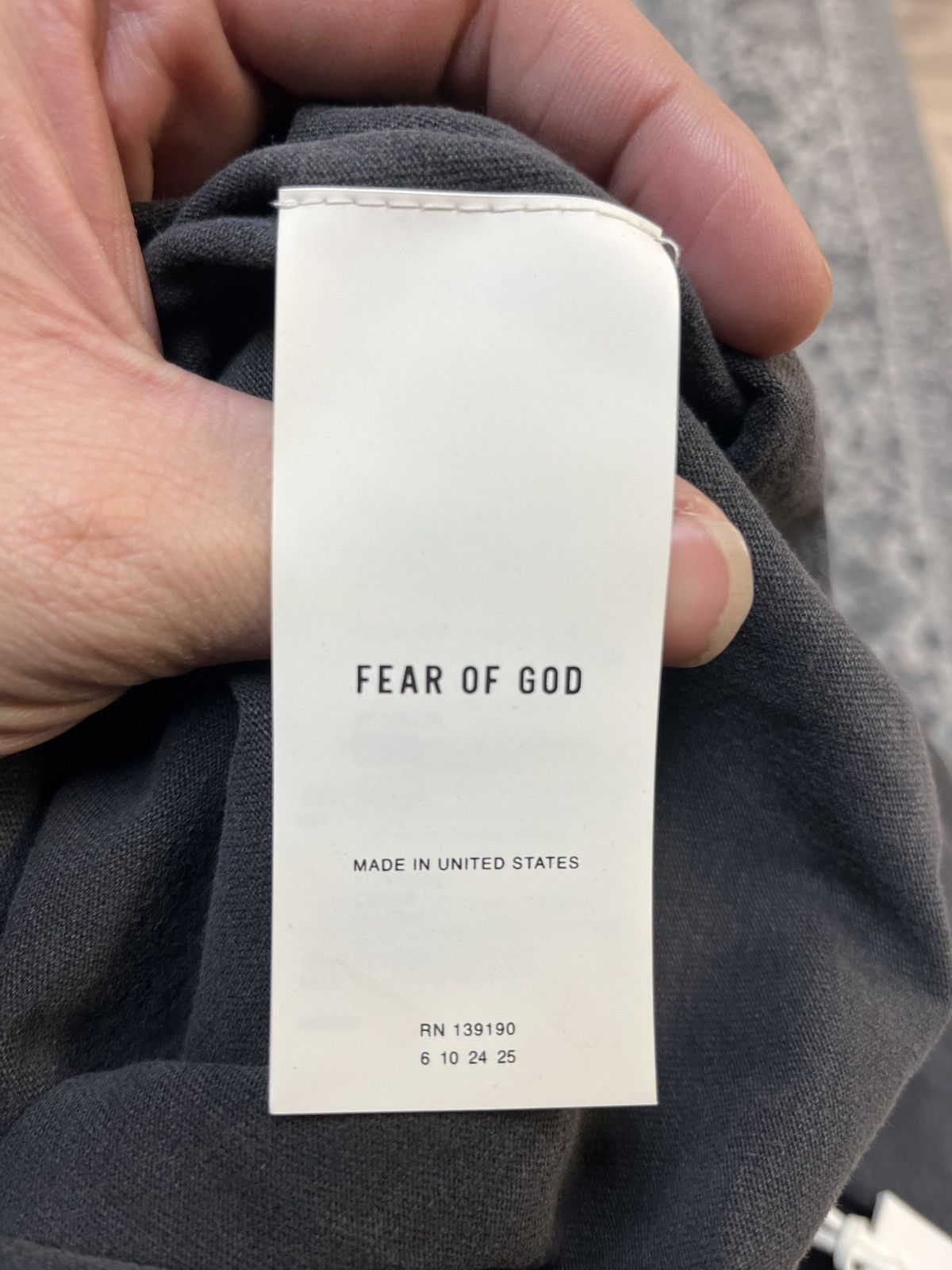 Fear of God Fear Of God Sinners L/S T Shirt Size US S / EU 44-46 / 1 - 4 Thumbnail