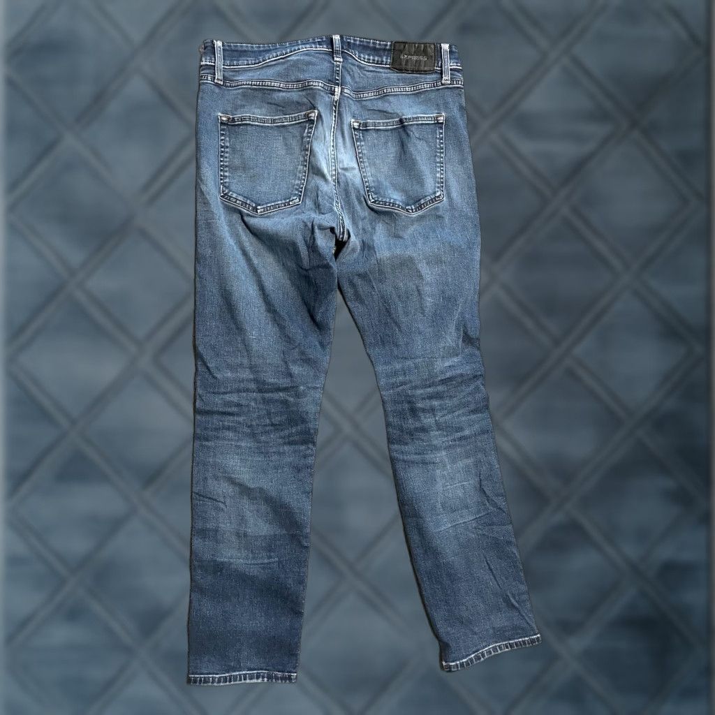 Express Express Jeans Slim Blue 31x32 Medium Wash Mens Size US 31 - 1 Thumbnail