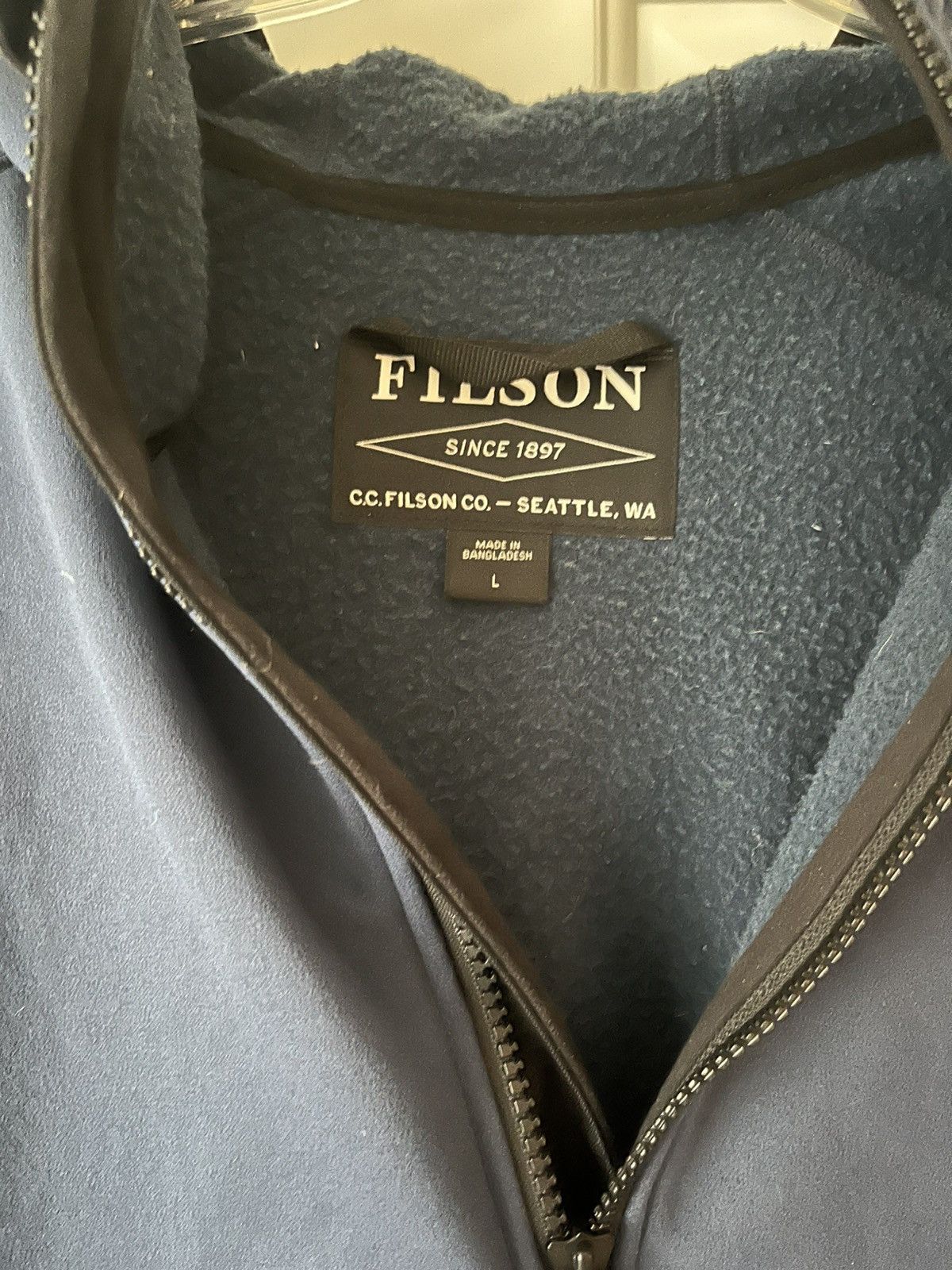 Filson Filson “Granite Spire” Fleece Pullover - Size Large, Navy Size US L / EU 52-54 / 3 - 3 Thumbnail