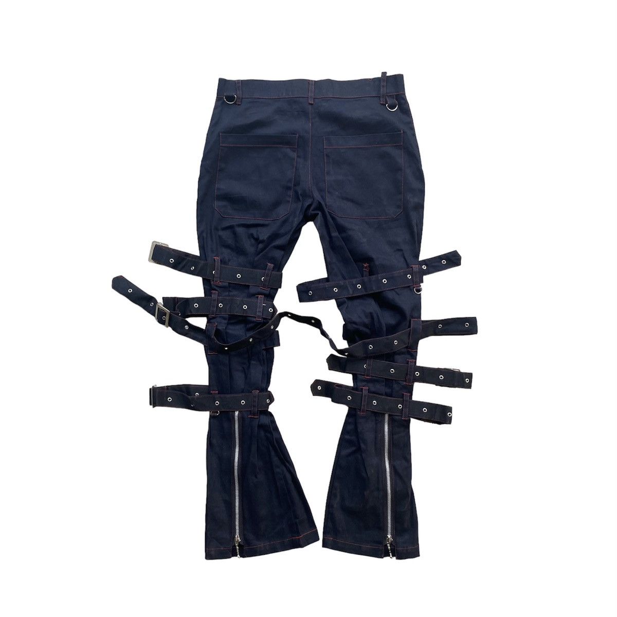 Seditionaries Men Bondage black strap pants alternative punk Size US 28 / EU 44 - 9 Thumbnail