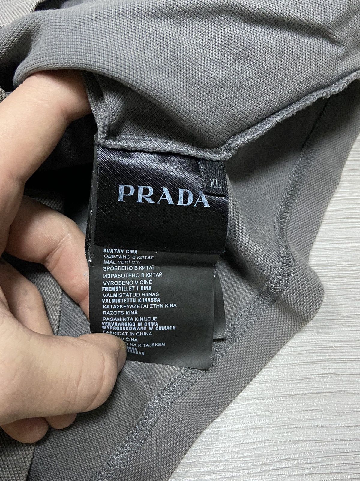 Prada Prada red tab vintage polo Size US XL / EU 56 / 4 - 6 Thumbnail