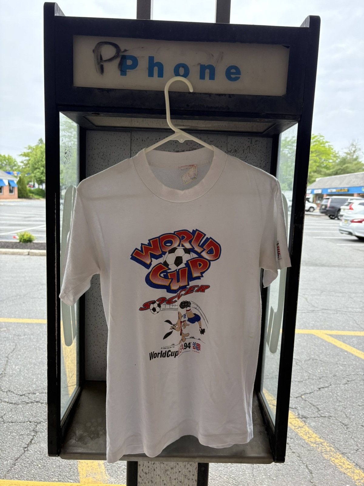Vintage World Cup USA 94 Vintage Bicycle Kick Tee Size US S / EU 44-46 / 1 - 1 Thumbnail