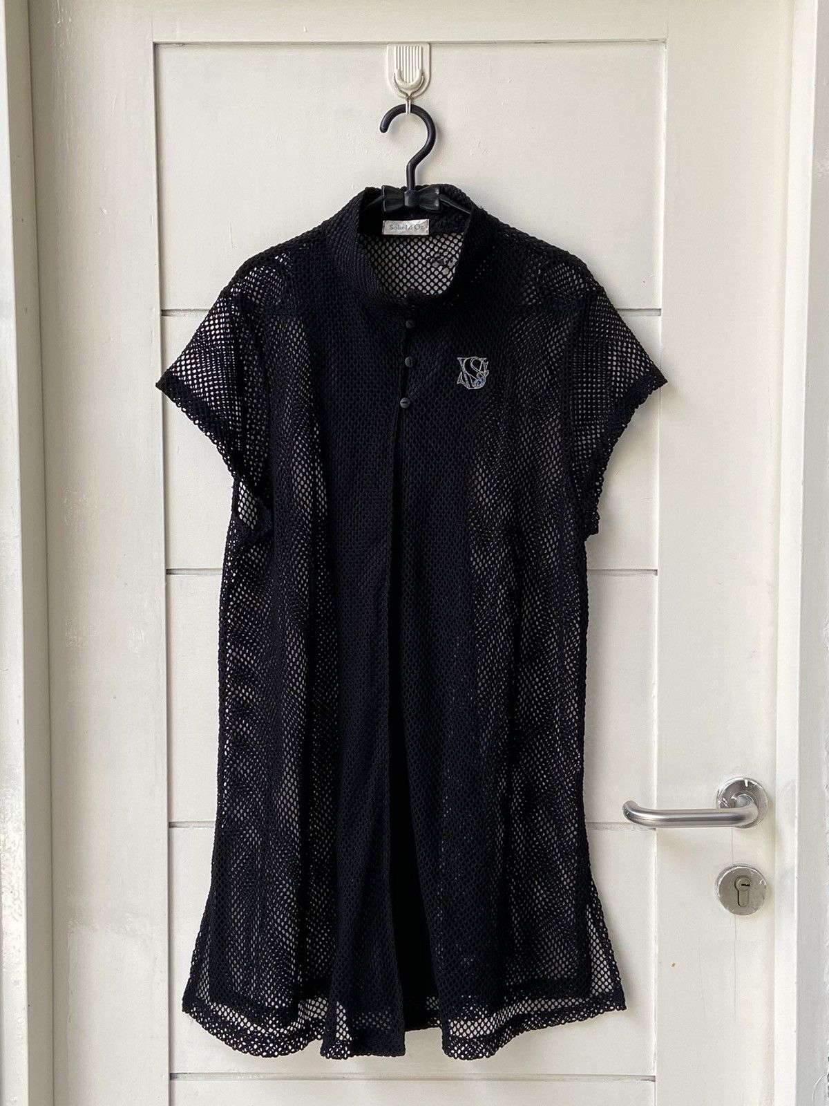 Designer × Japanese Brand SOLIEL D’OR Black Mesh T-shirt Size US M / EU 48-50 / 2 - 8 Thumbnail